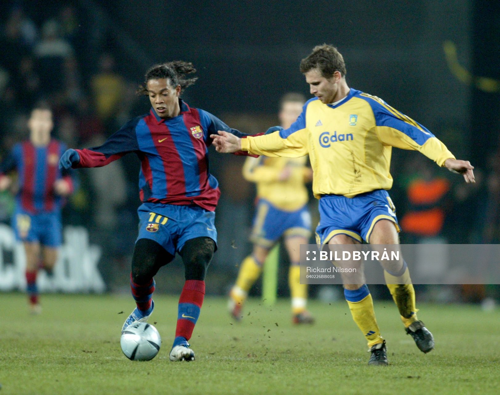 Ronaldinho, Barcelona och Andreas Jakobsson, Bröndby