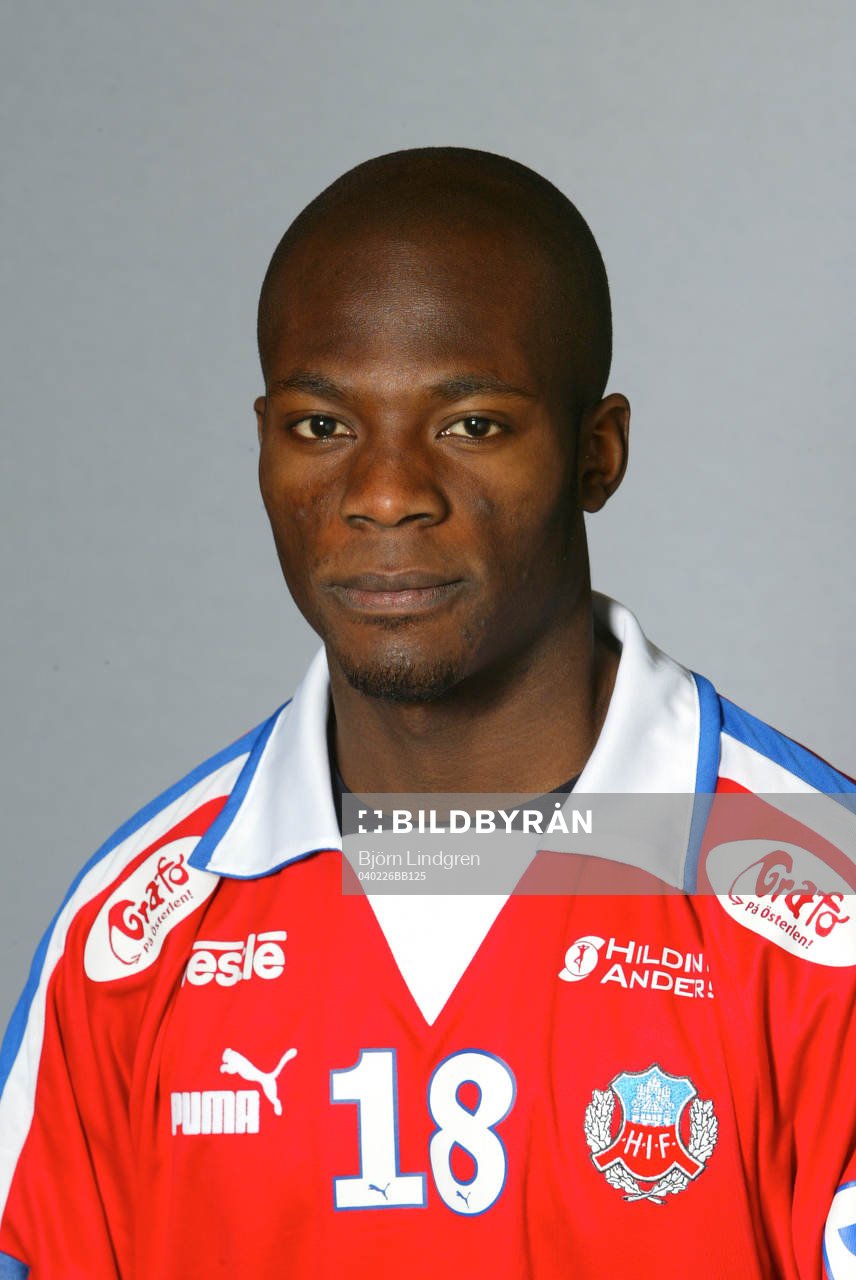Fotboll, Allsvenskan, Helsingborg, Porträtt, John Pelu