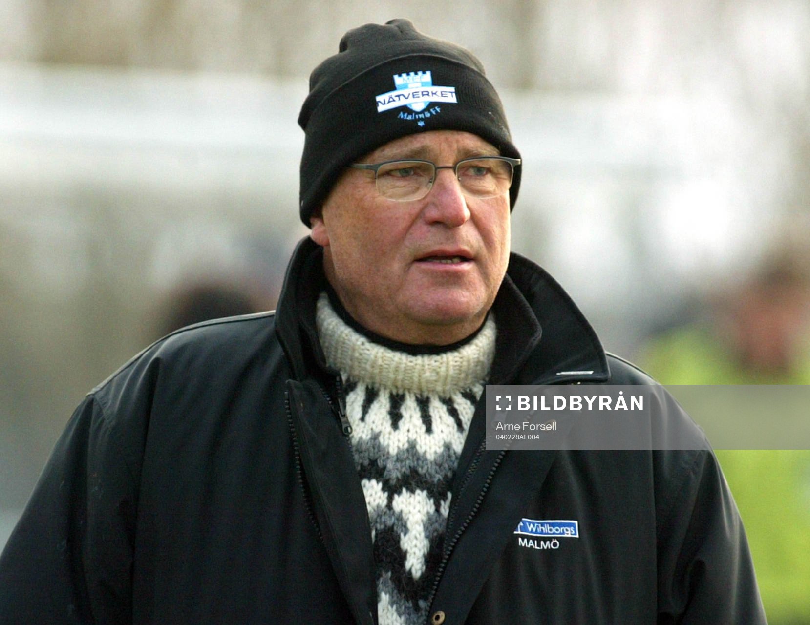 Fotboll. Träningsmatch. Bengt Madsen, Malmö FF