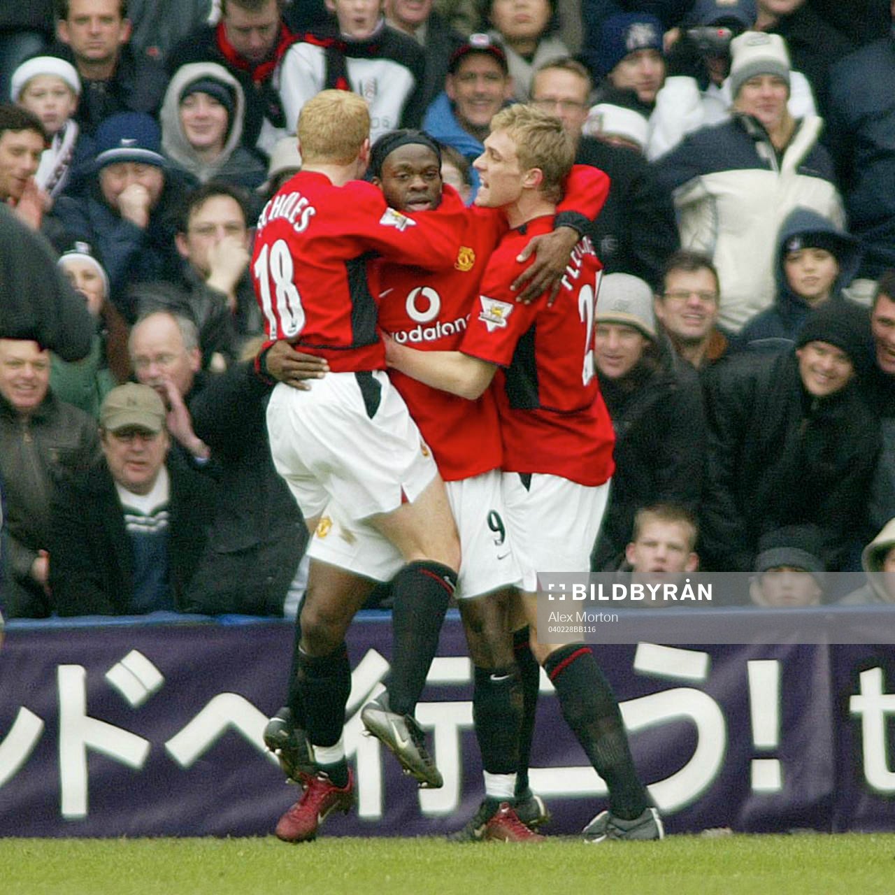 Louis Saha, Man U jubel