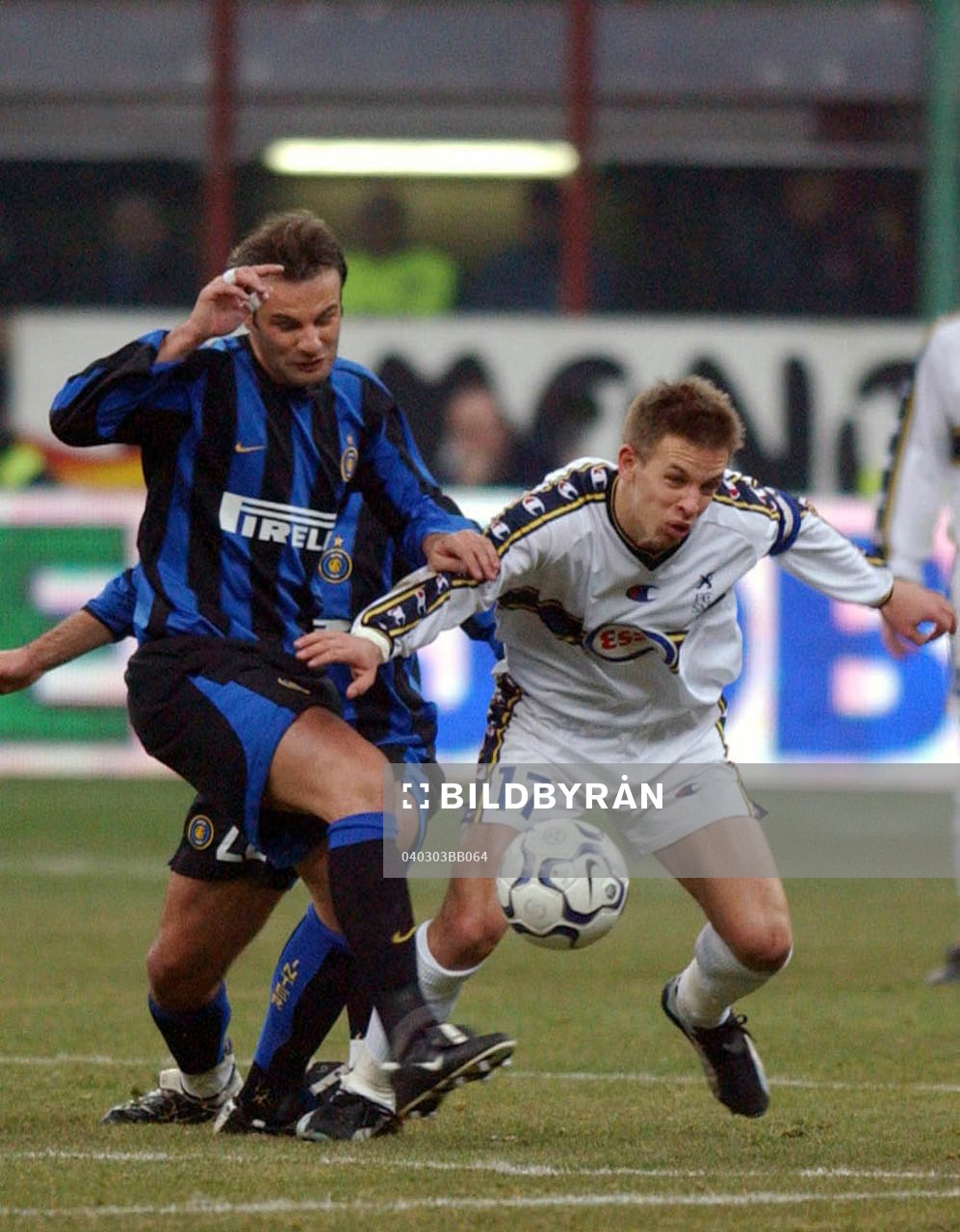 Zanetti, Inter och Pedretti, Sochaux