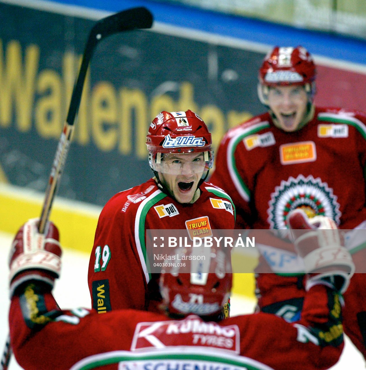 Jari Tolsa och Alexander Steen jubel