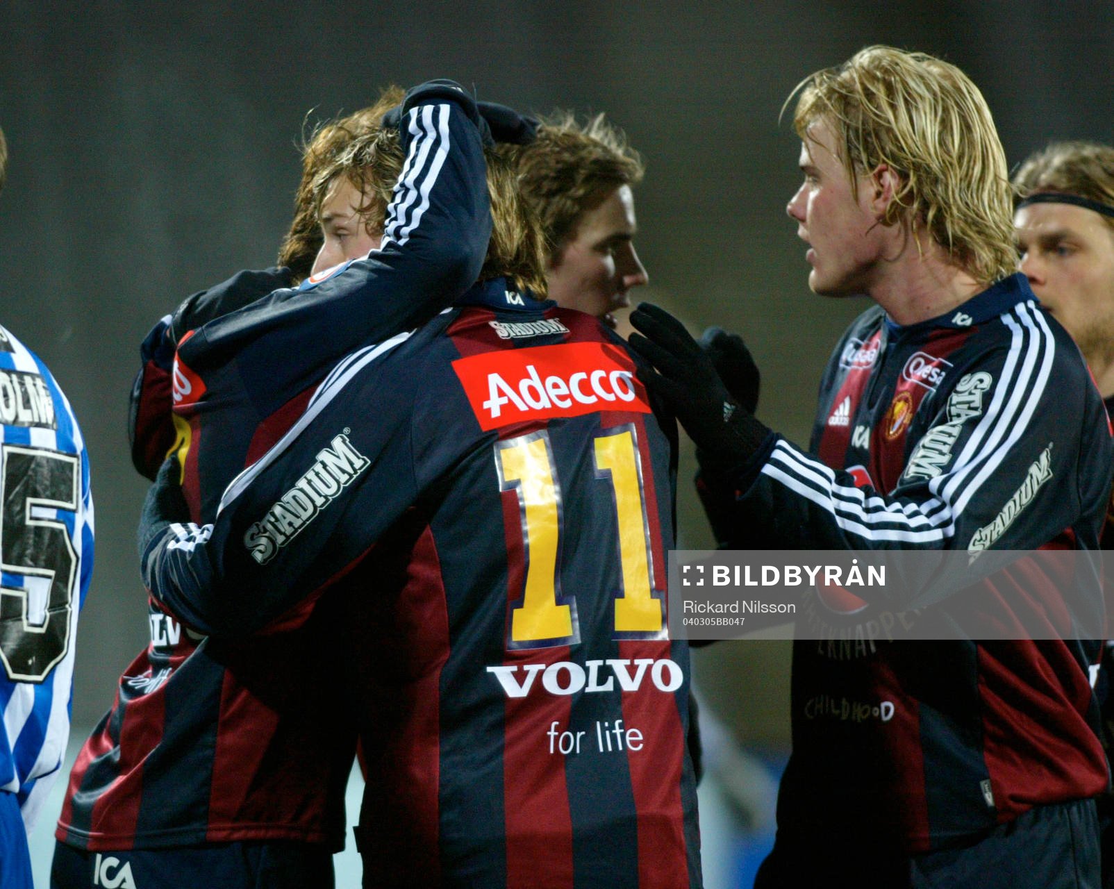 Jubel i Djurgården. Tobias Hysén fick göra