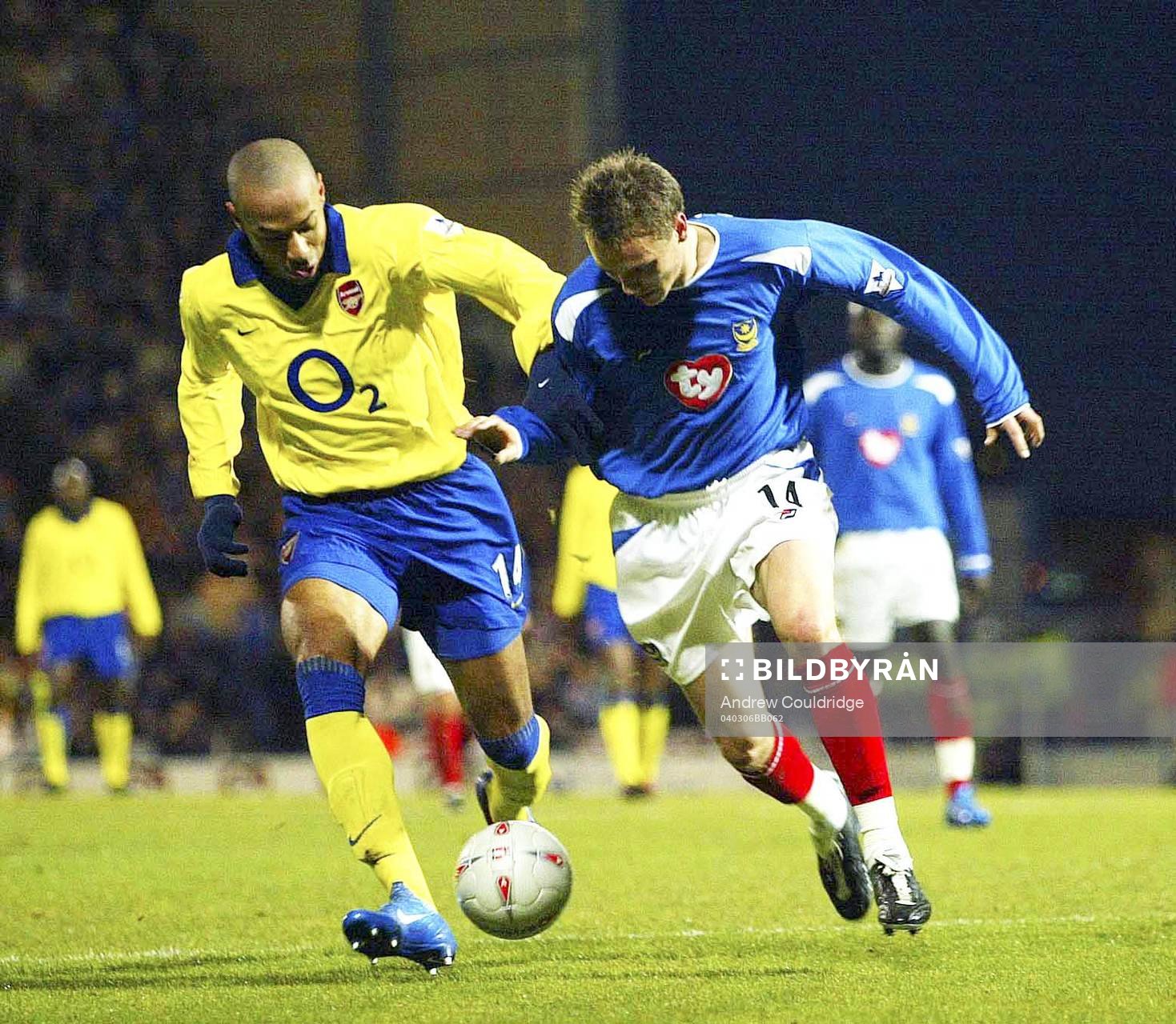  Thierry Henry, Arsenal och Matthew Taylor, Portsmouth