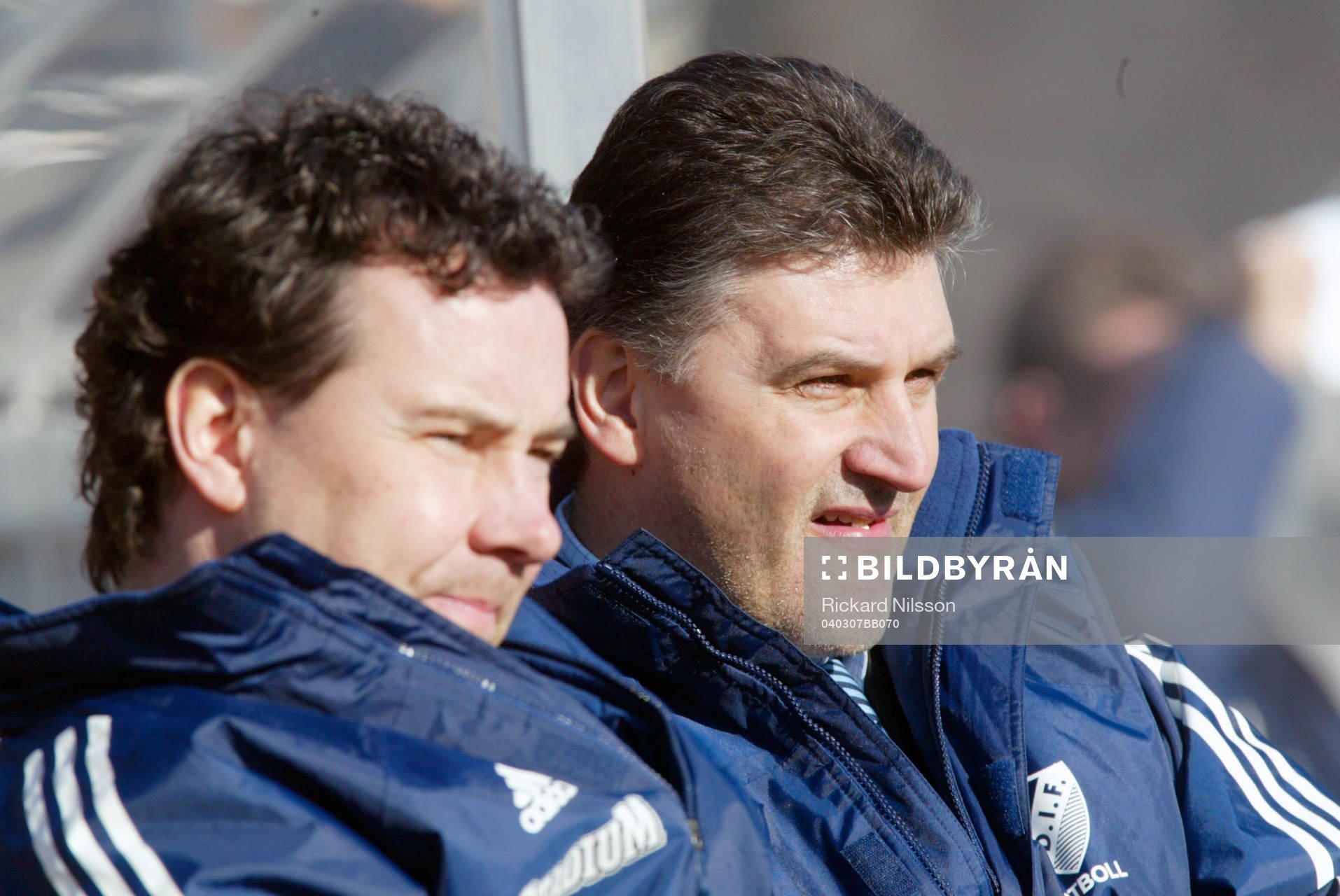 Stefan Rehn och Zoran Lukic, tränare, Djurgården