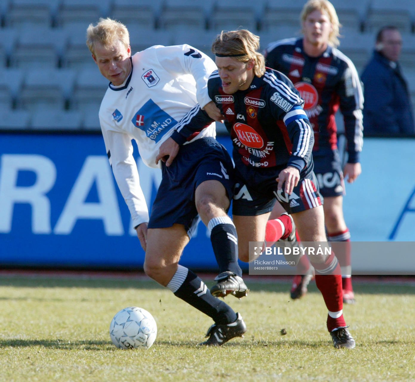  Kamp mellan Thomas Thorninger, Århus och Johan Arneng, Djurgården.