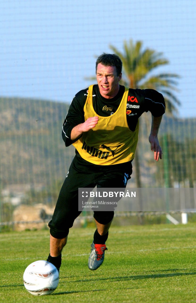 Patrik Andersson tränar