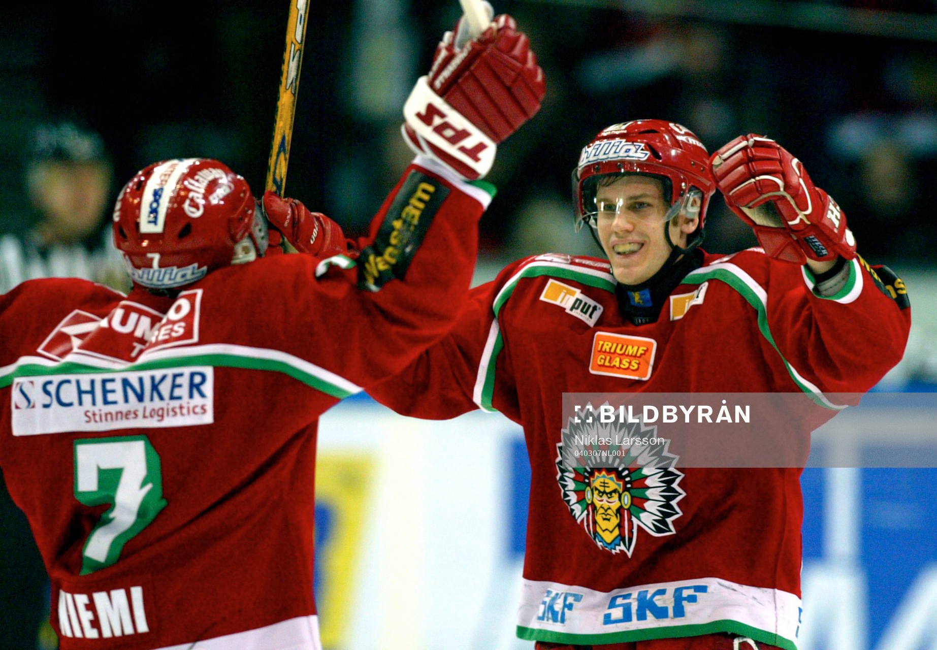 Magnus Kahnberg, Frölunda. Jubel