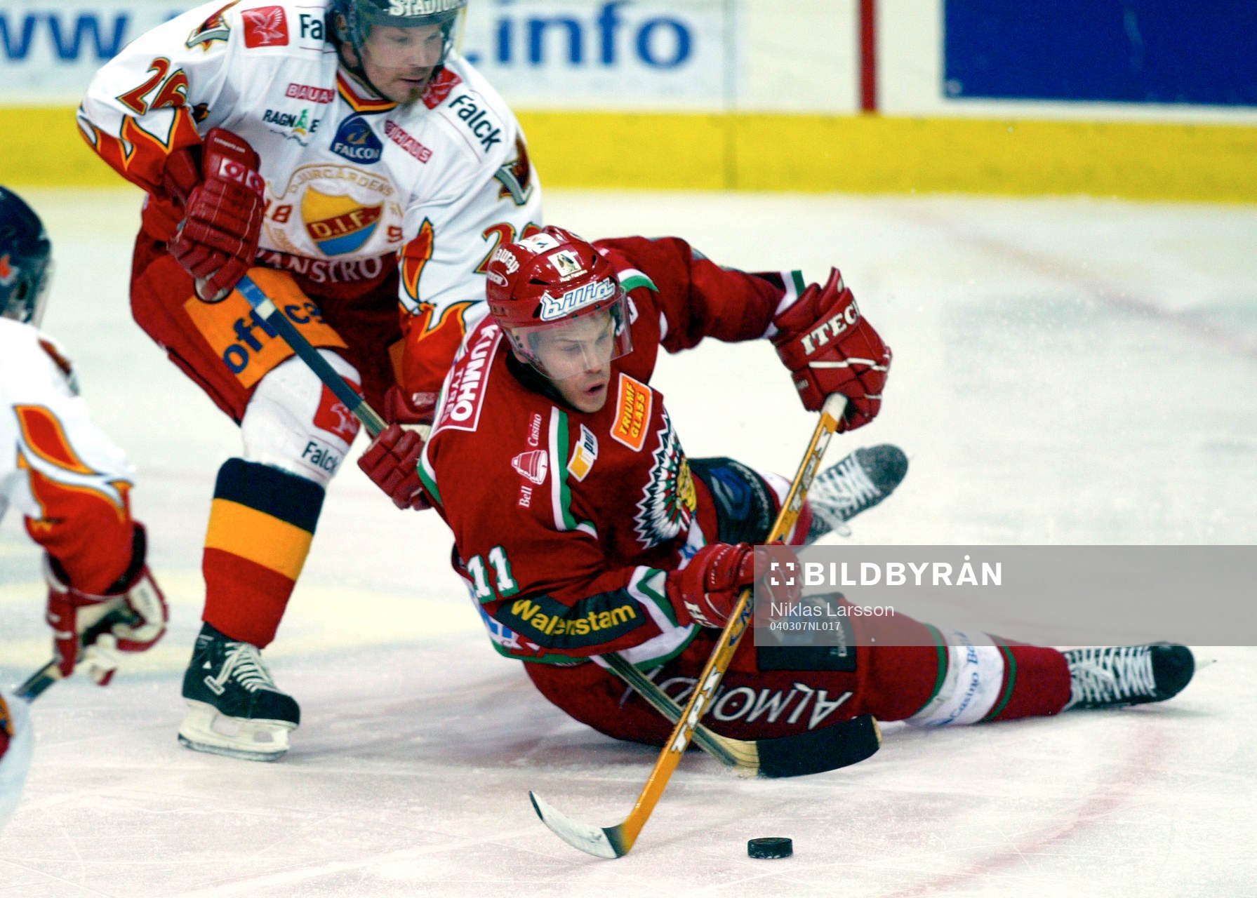 Magnus Kahnberg, Frölunda och Mika Strömberg, Djurgården