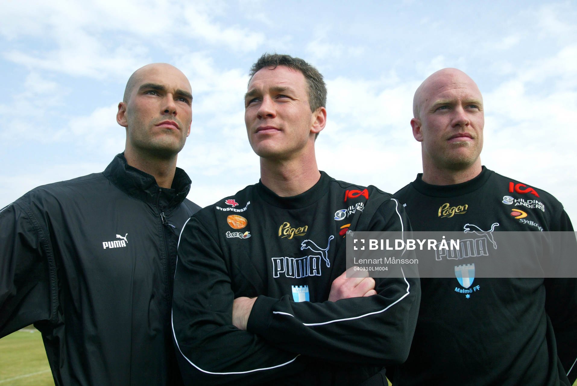 "Björnligan", fr.v. Daniel Majstorovic, Patrik Andersson