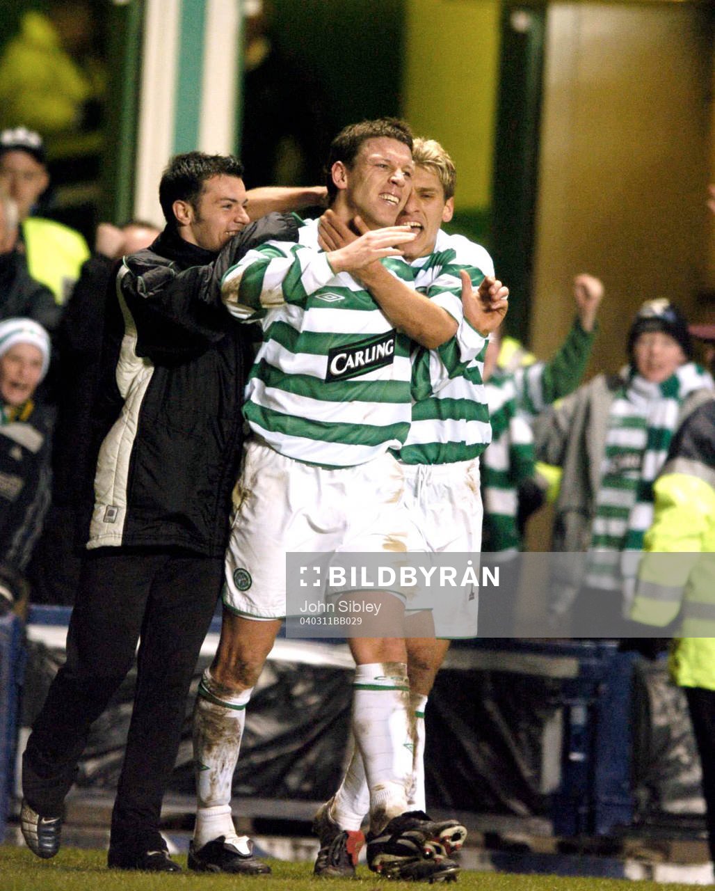 Alan Thompson, Celtic, jubel över sitt mål
