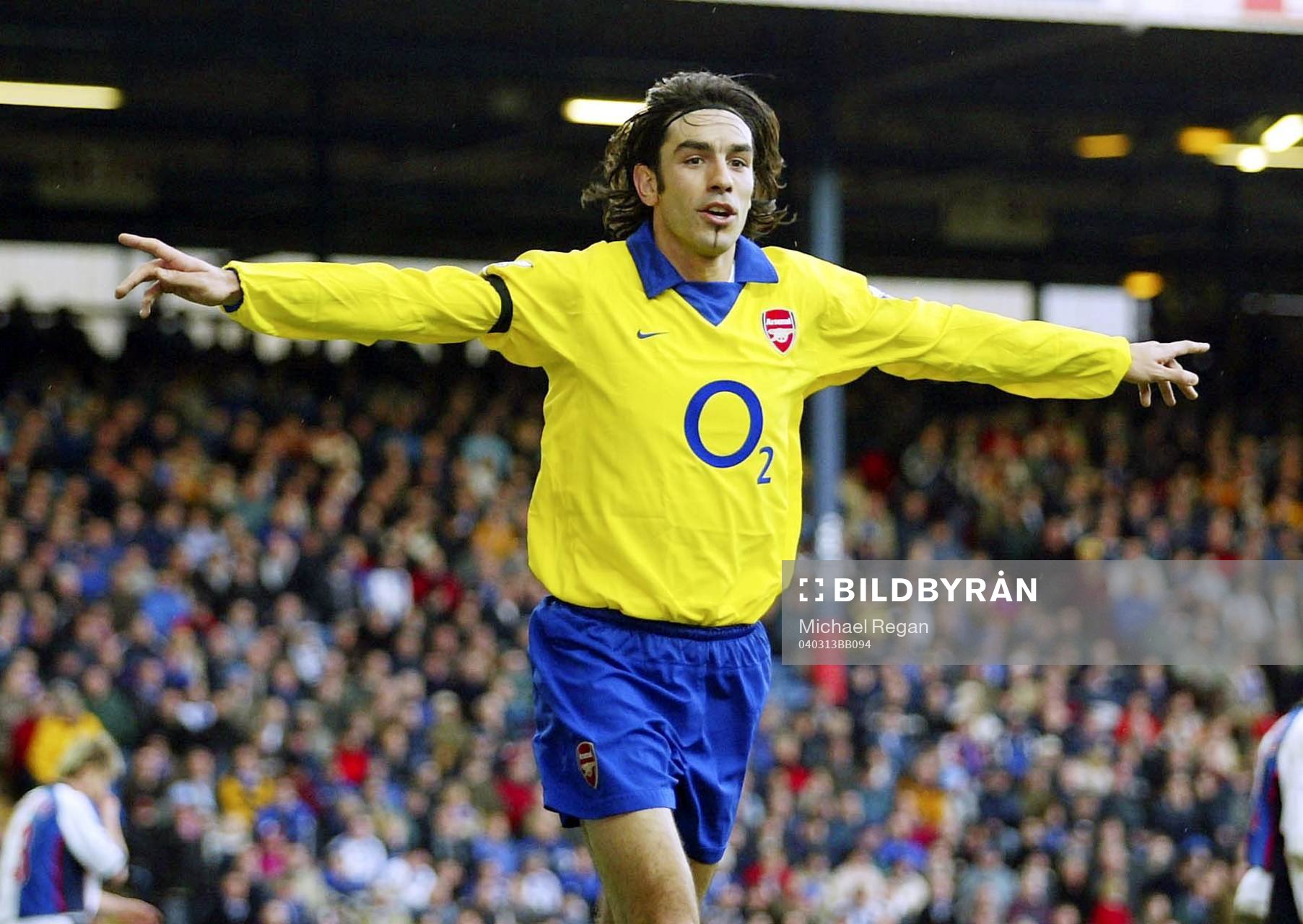 Robert Pires, Arsenal, jubel. (Jubel)