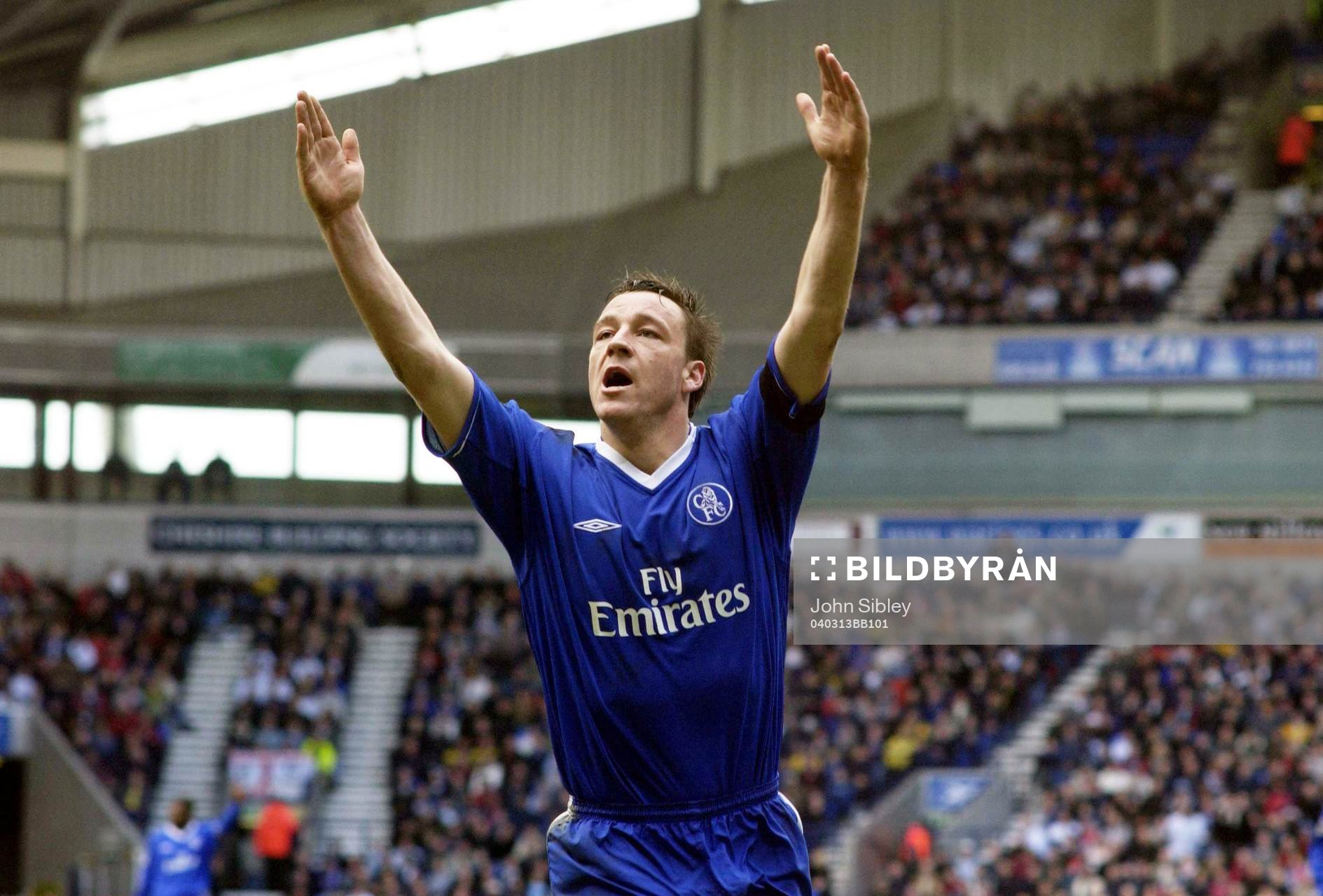  John Terry, Chelsea jublar (Jubel) 
