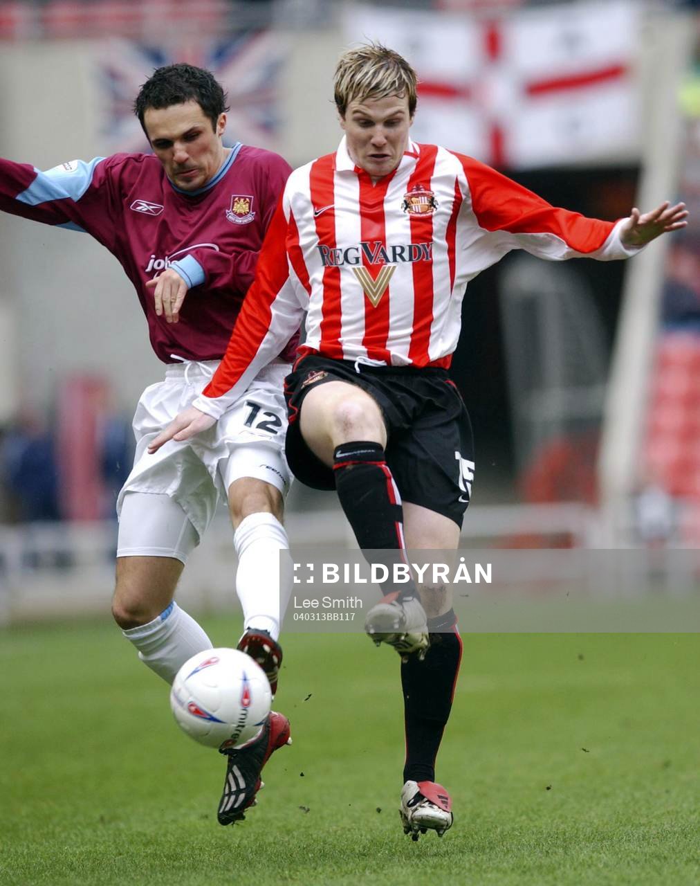Sean Thornton, Sunderland och Matthew Etherington, West Ham