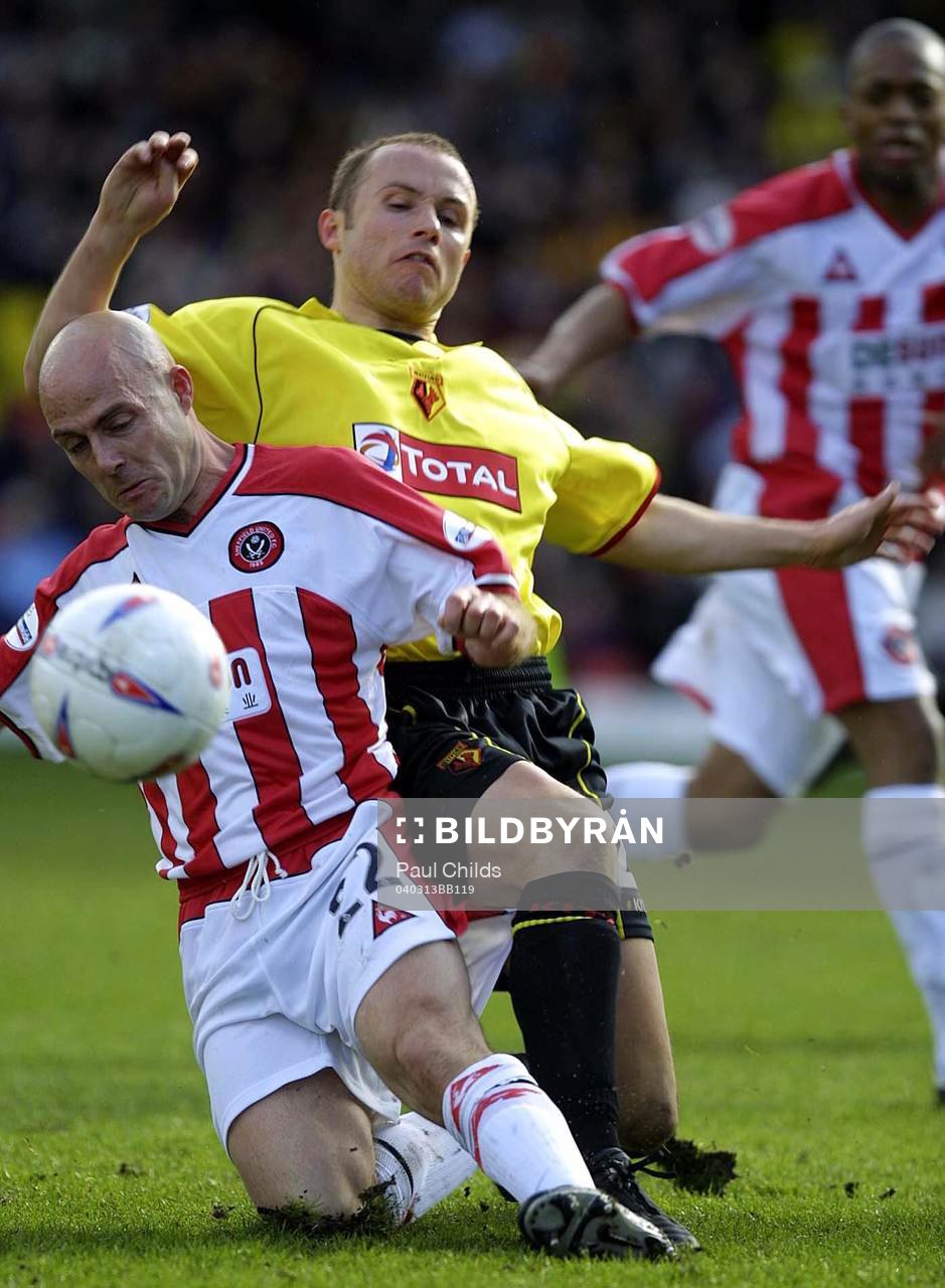  Alan Wright, Sheffield och Paul Devlin, Watford