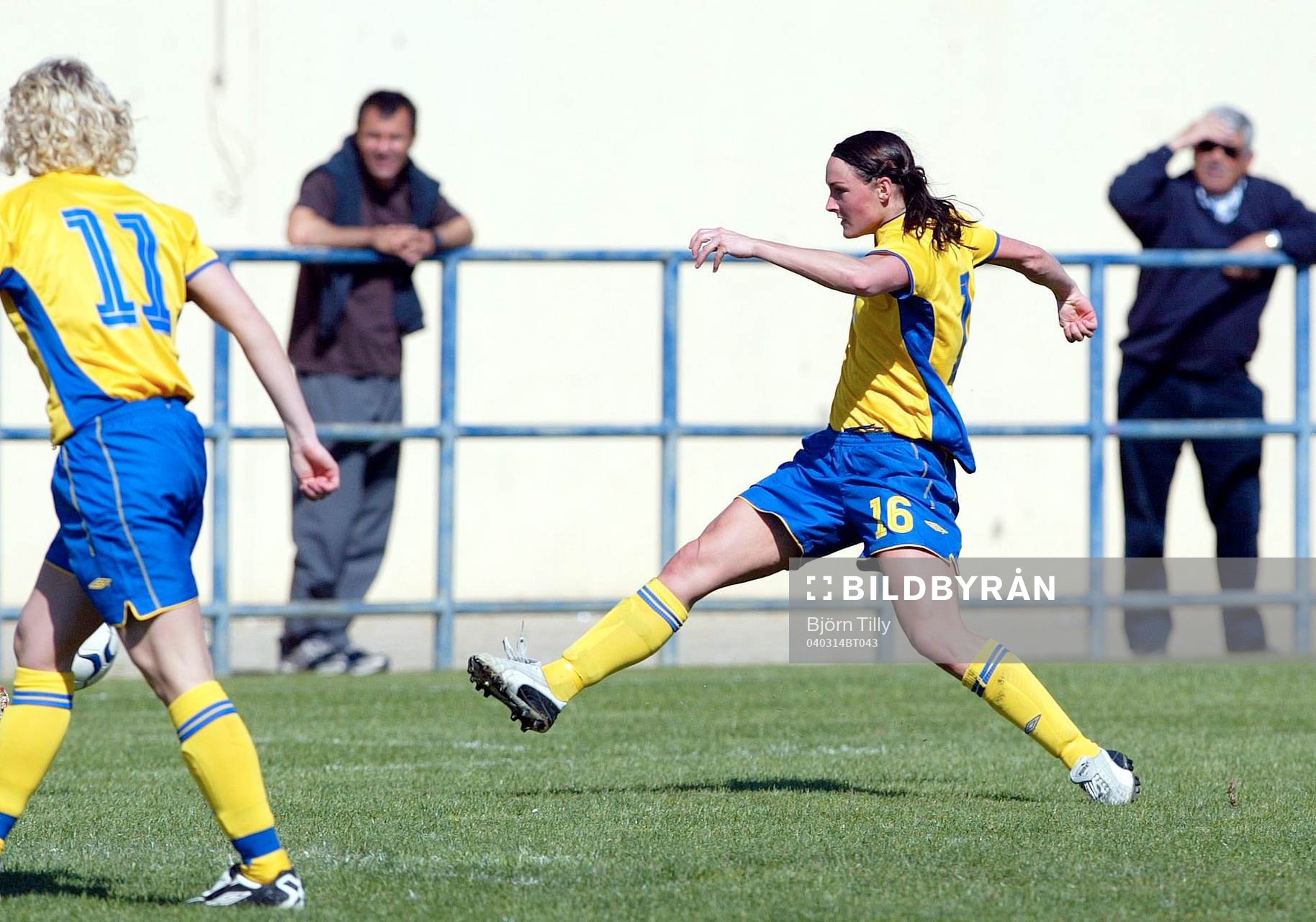 Salina Olsson, Sverige gör 1-0