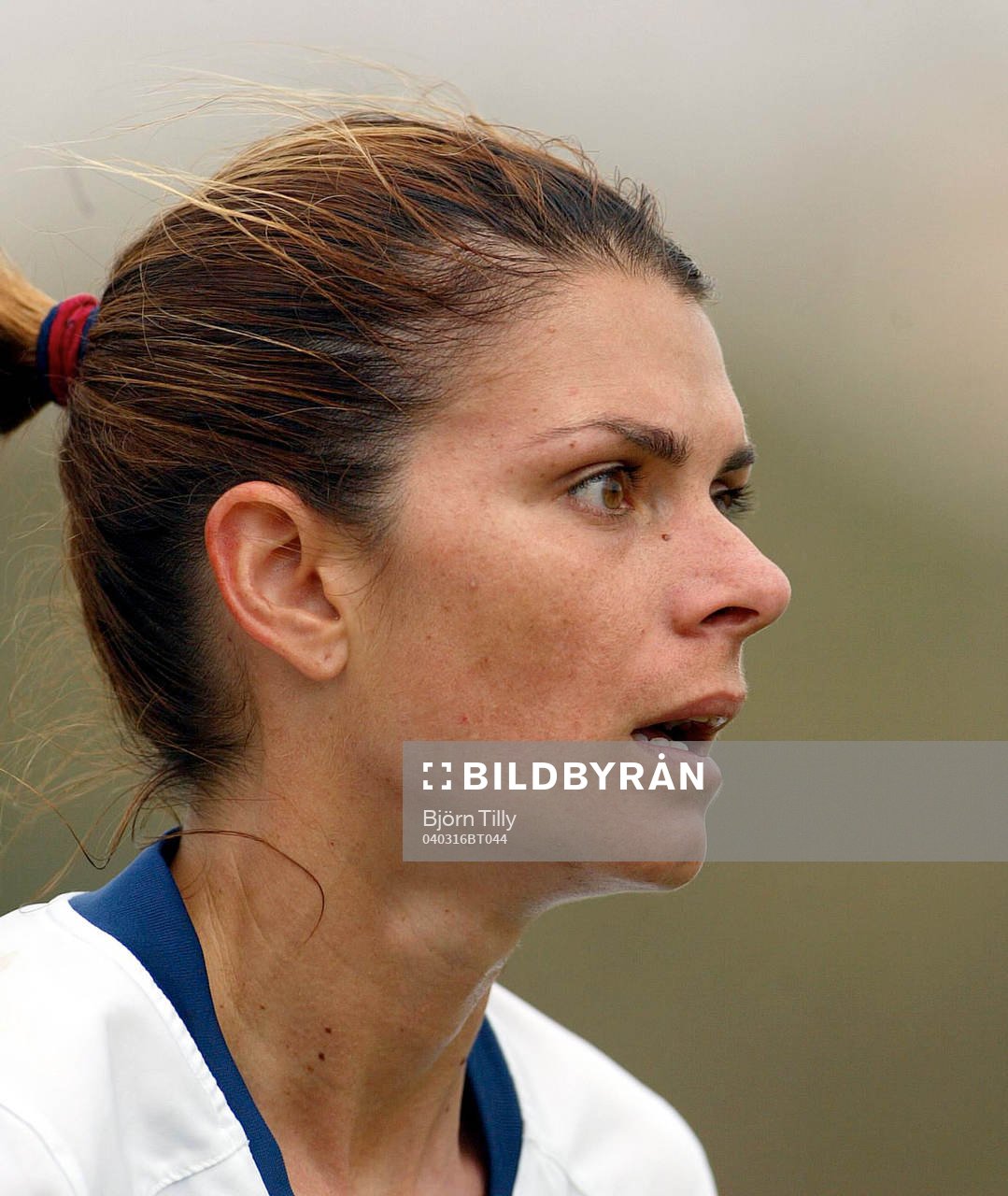 Mia Hamm, USA lagkapten.