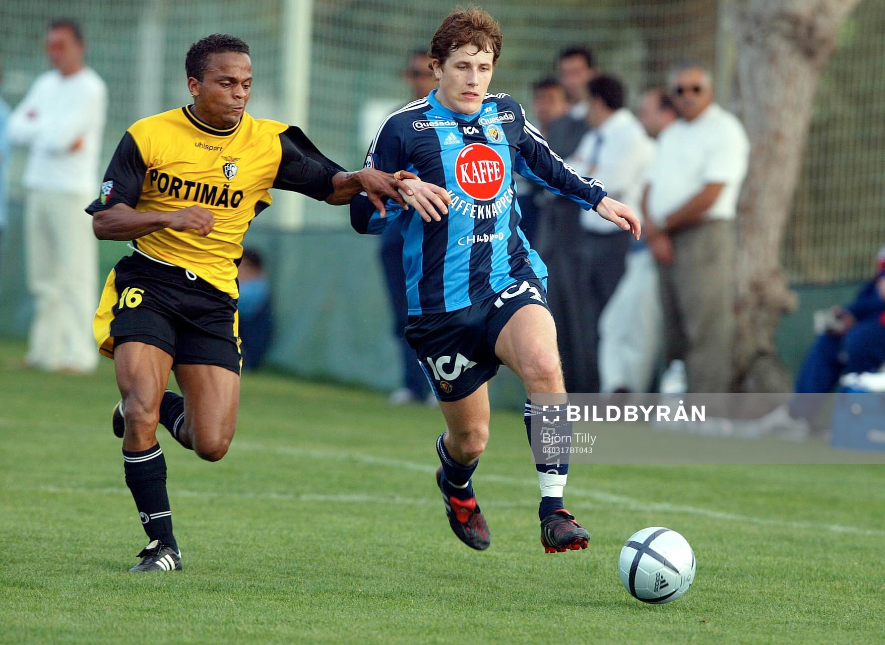 Rui Monteiro, Portimonense och Tobias Hysén, Djurgården