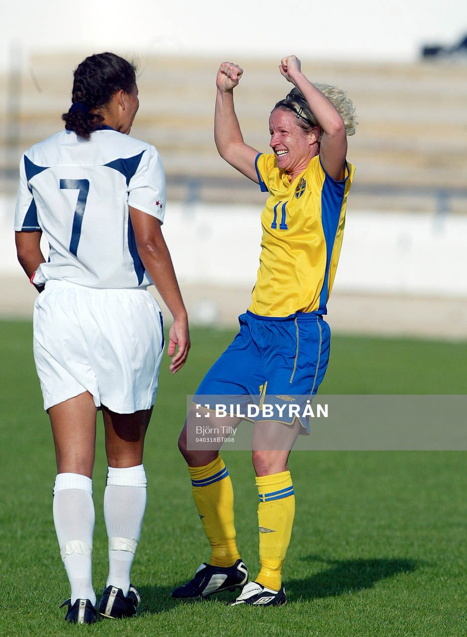 Victoria Svensson, Sverige. Jubel