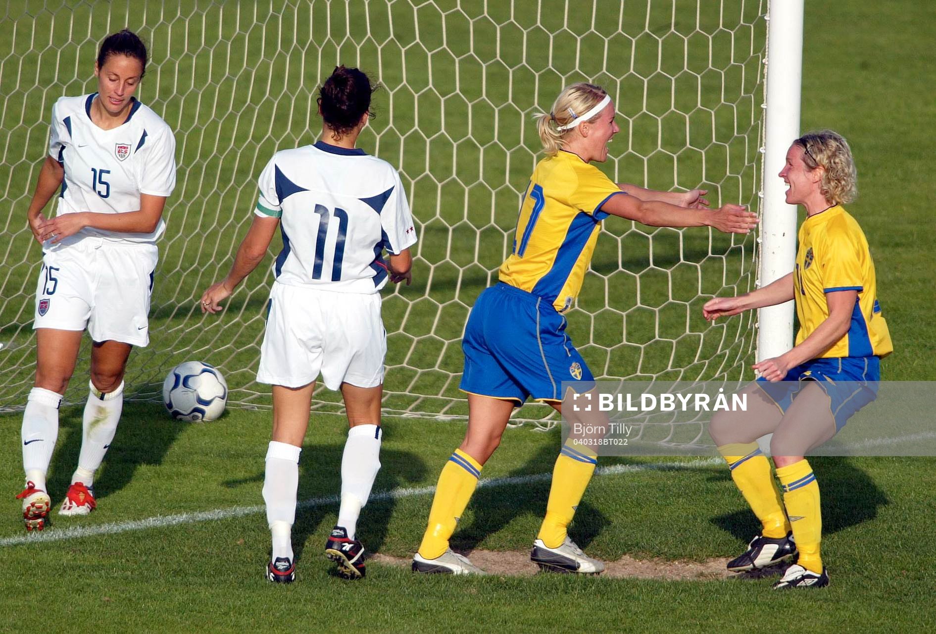 Anna Sjöström och Victoria Svensson, Sverige, jubel