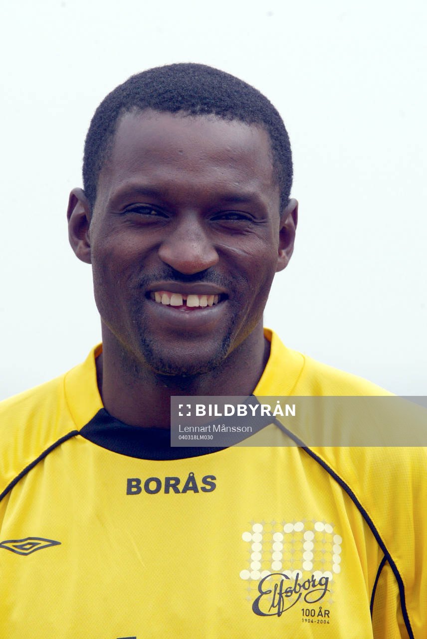  Garba Lawal, Elfsborg. Porträtt.