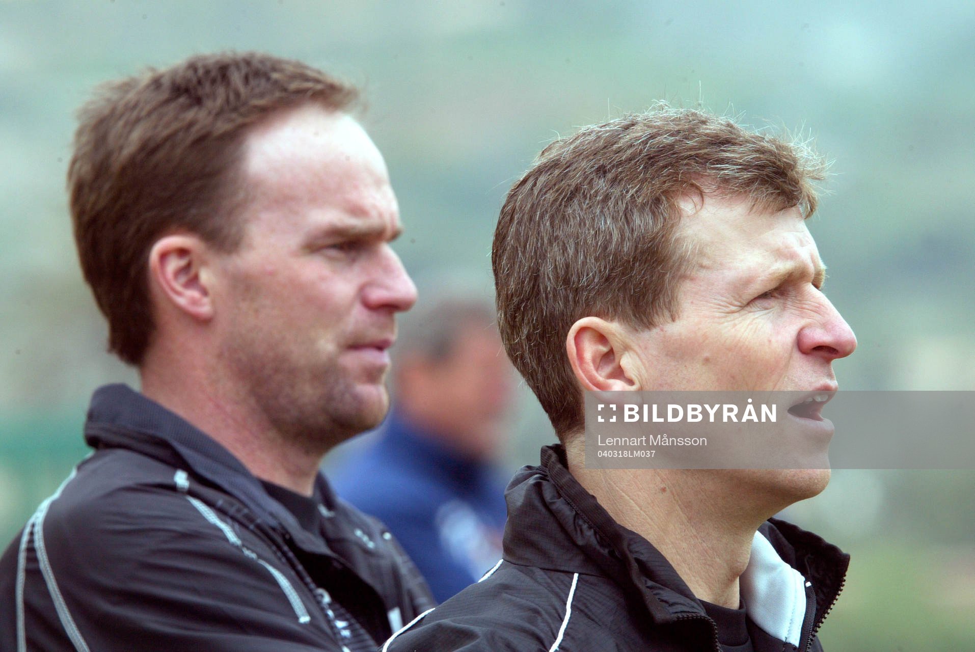 Peter Friberg, tränare och Niclas Sjöstedt, assisterande