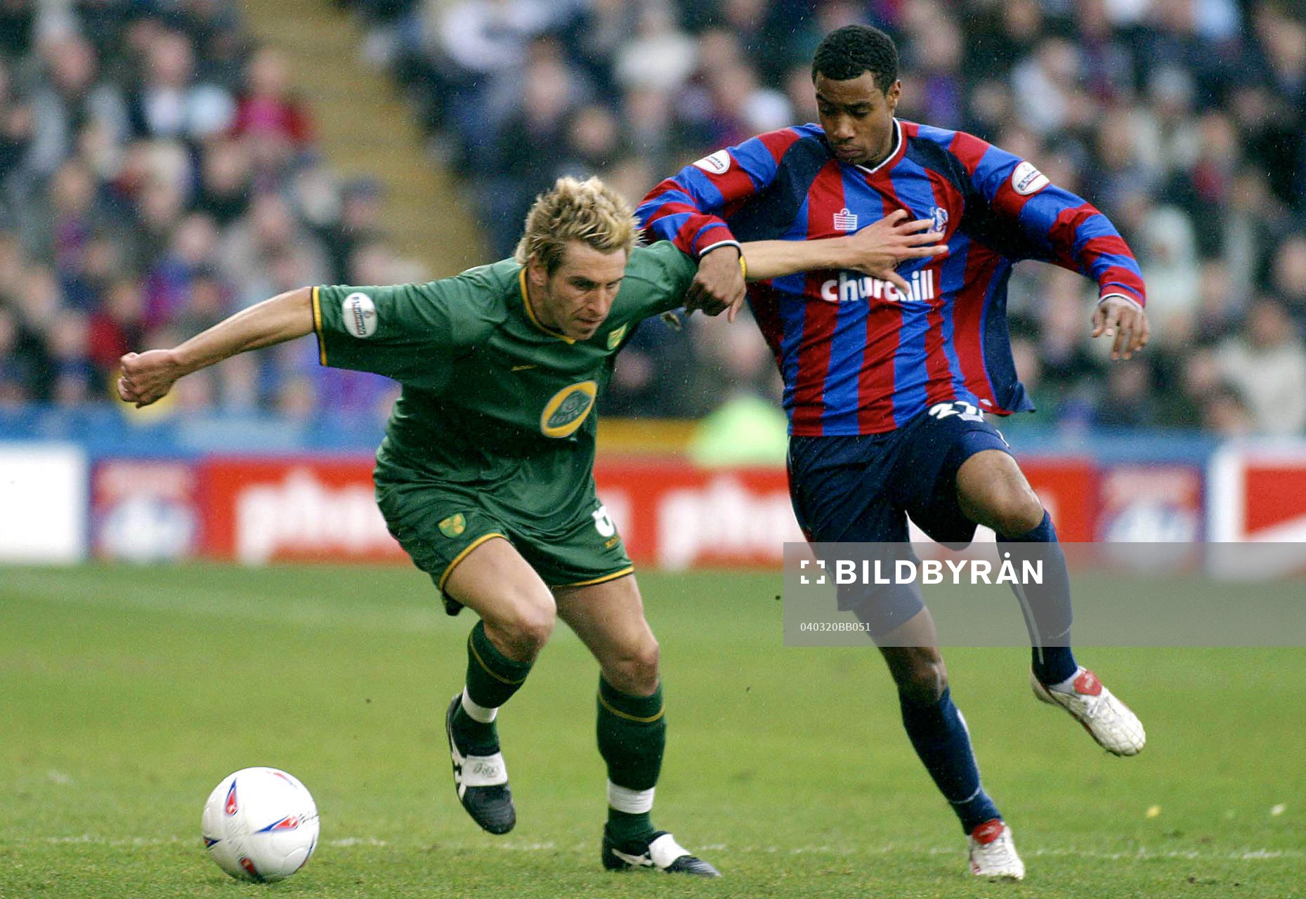  Darren Huckerby, Norwich och Julian Gray, Crystal Palace