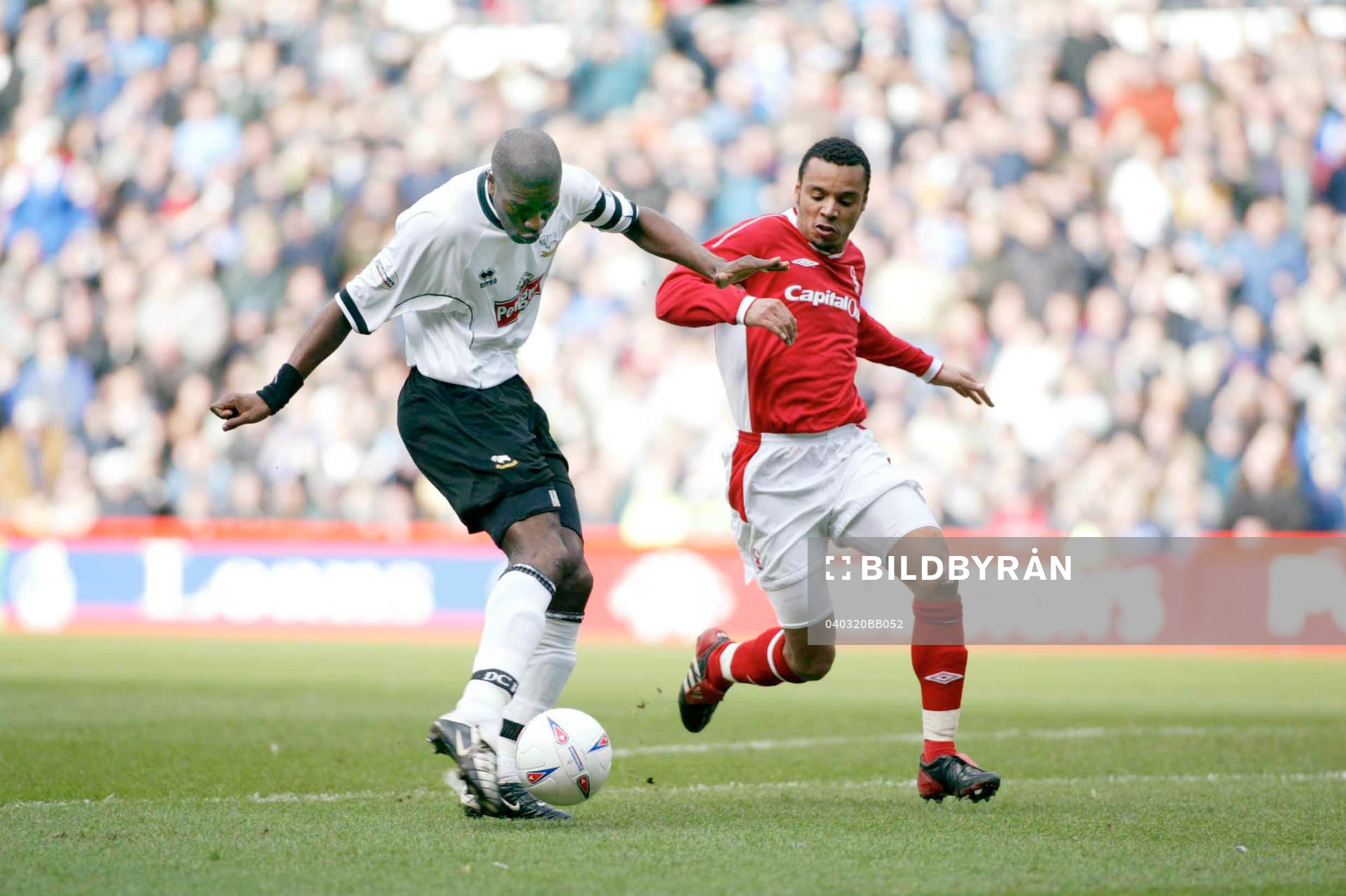 Fotboll, engelsk, division 1, Derby County - Nottingham