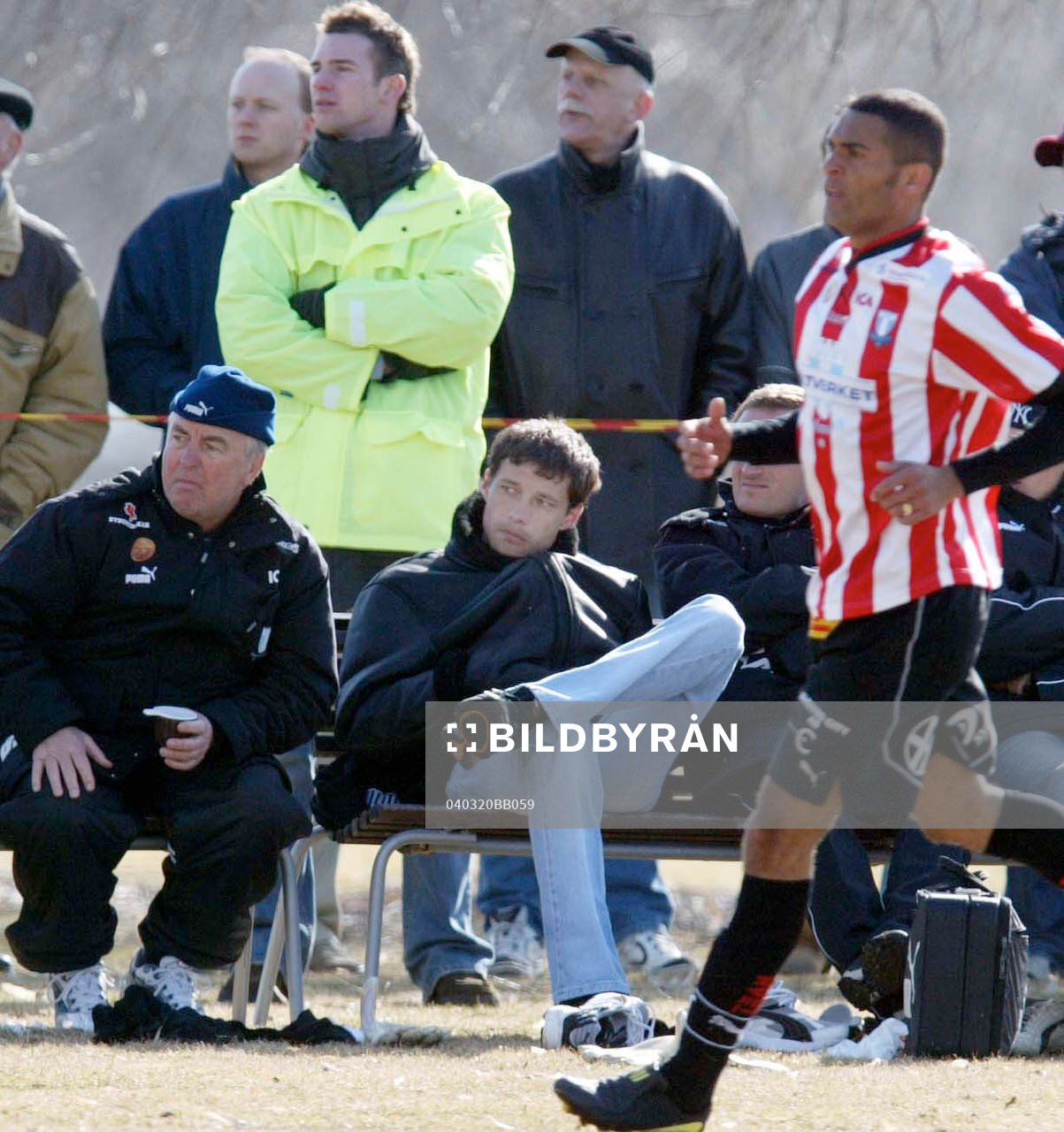 Igor Sypniewski fick se matchen från bänken