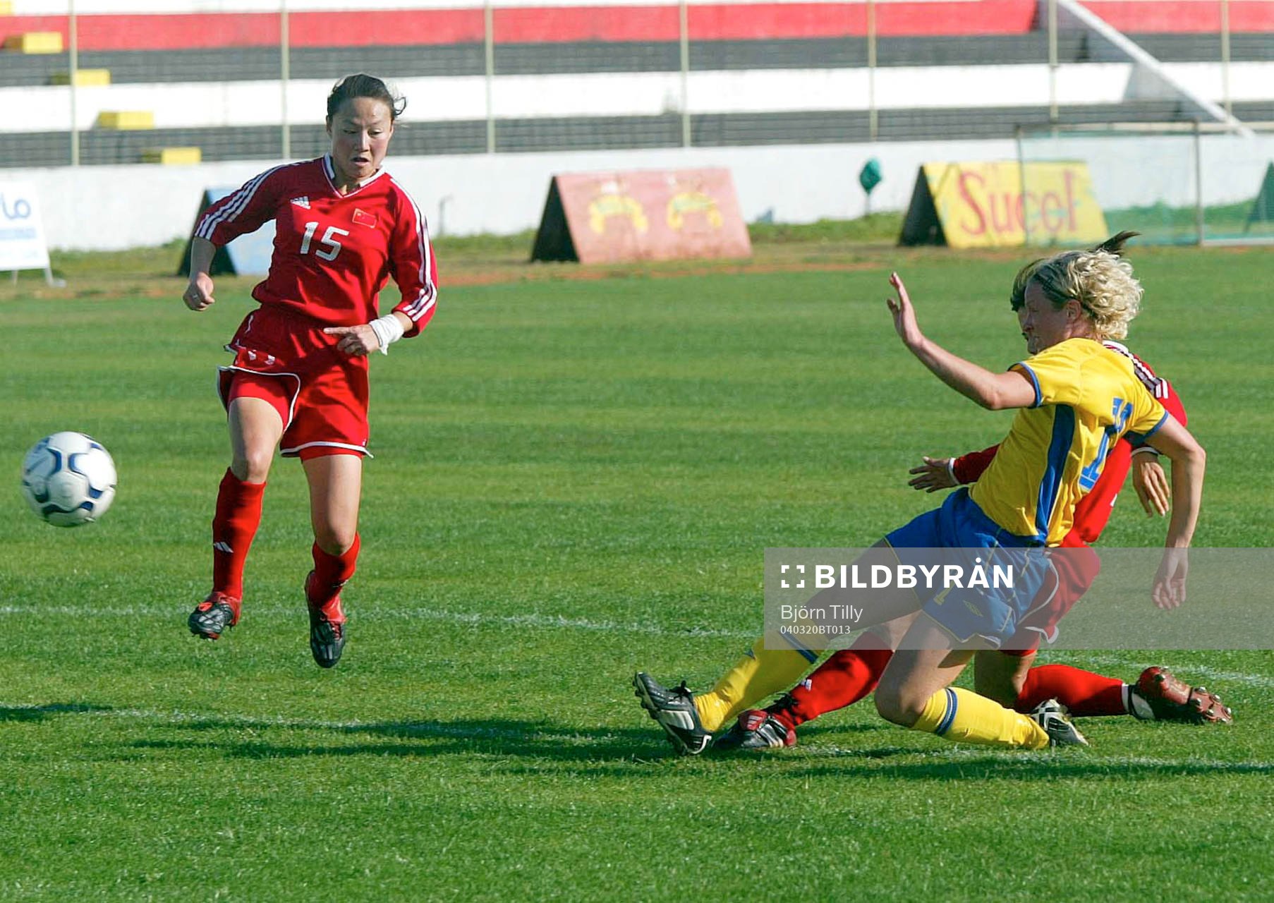 Victoria Svensson, Sverige slår in kvitteringen 1-1