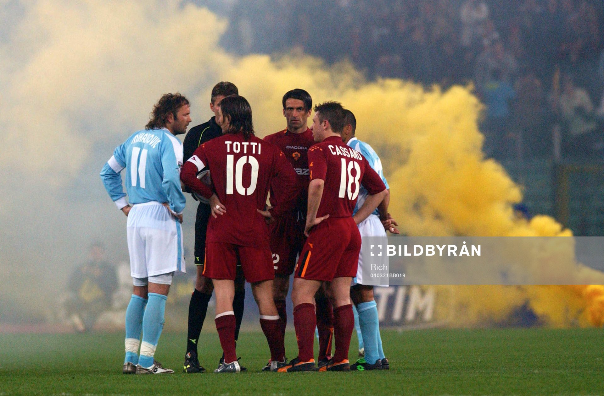Fotboll, Serie A (Italiensk Liga) Lazio - Roma
