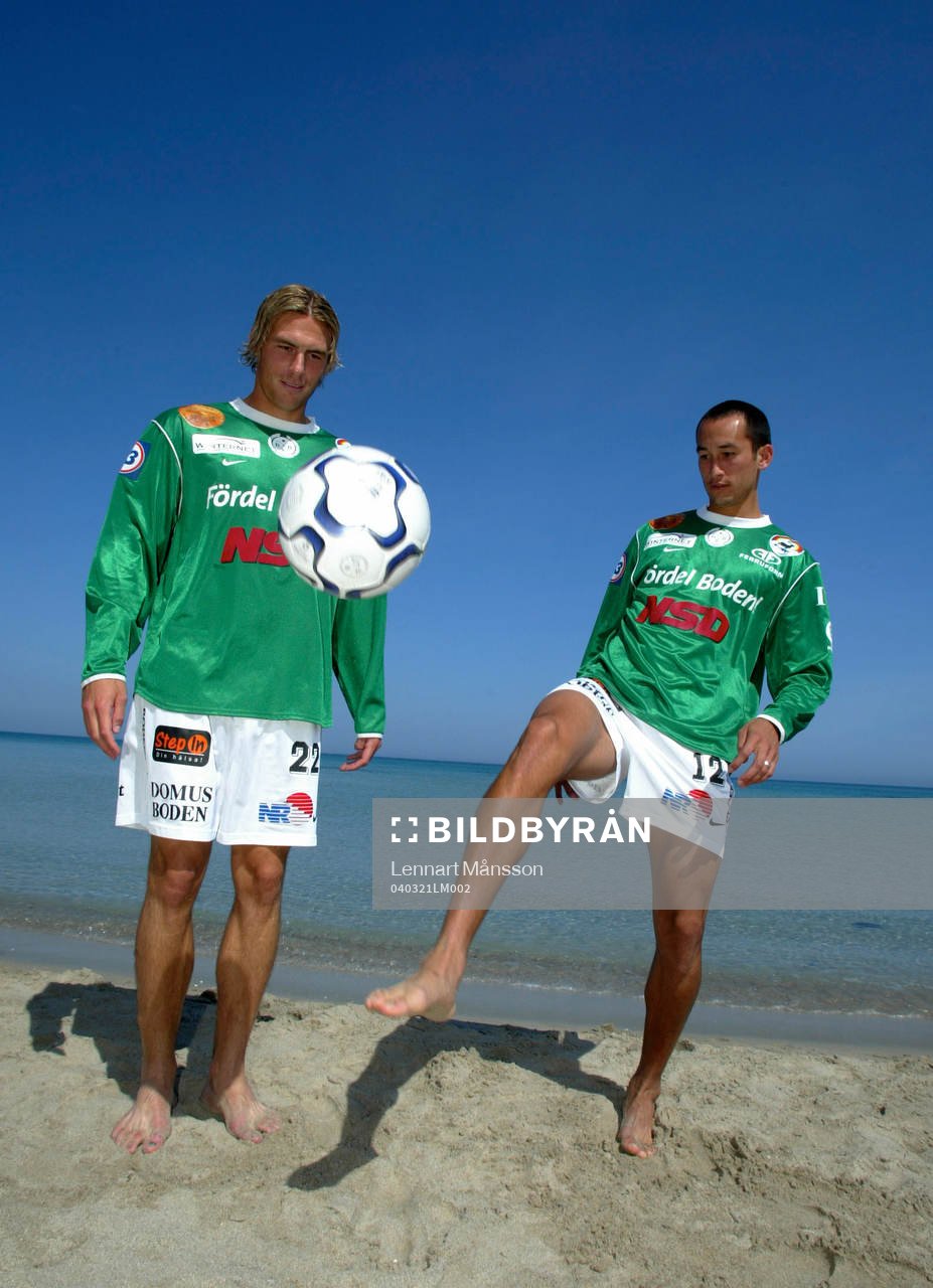 Brian Dunseth t.v. och Steve Shak anlände från USA och