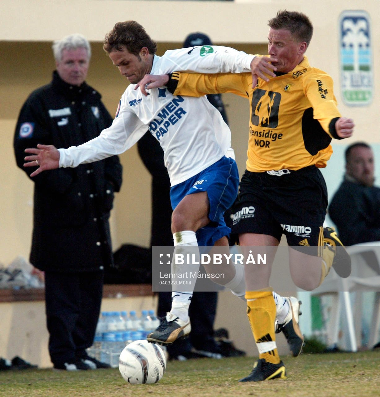 Stefan Hellberg, tränare, Norrköping, kollar in nye