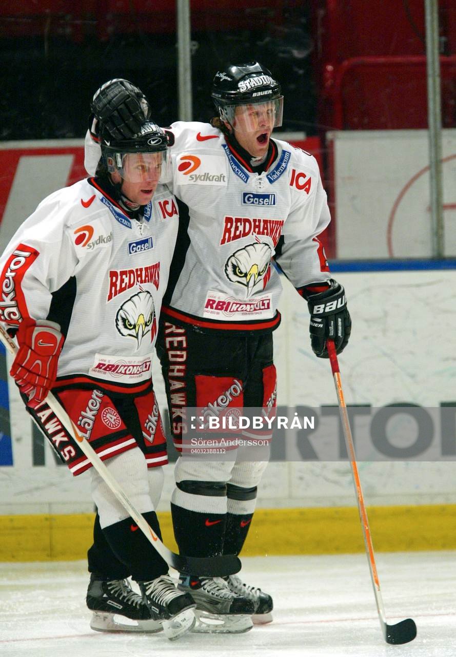 Joakim Lundberg och David Petrasek, Malmö, jubel