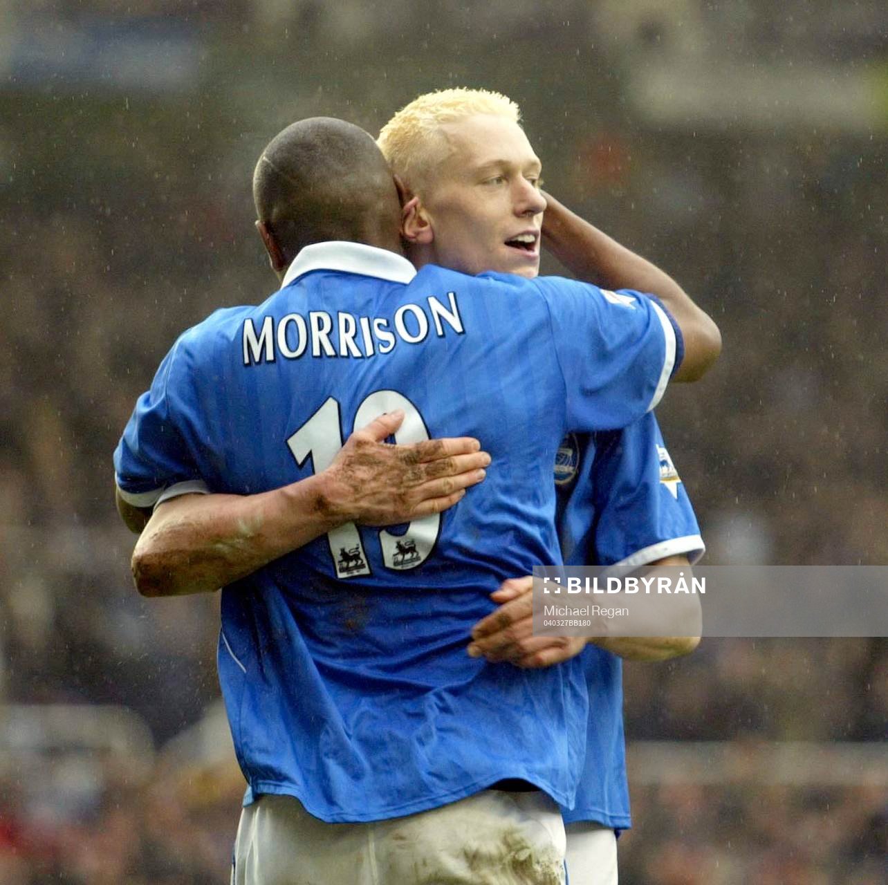 Clinton Morrison och Mikael Forssell, Birmingham jublar