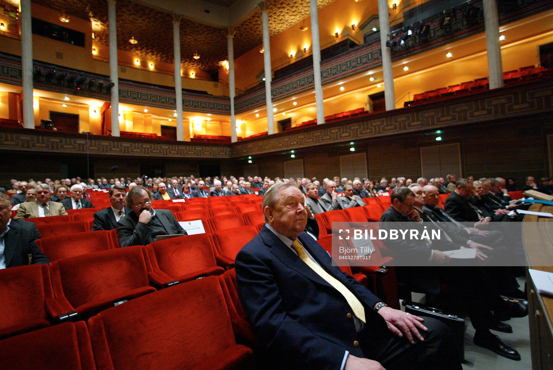 Lennart Johansson, hedersordförande samt UEFA president