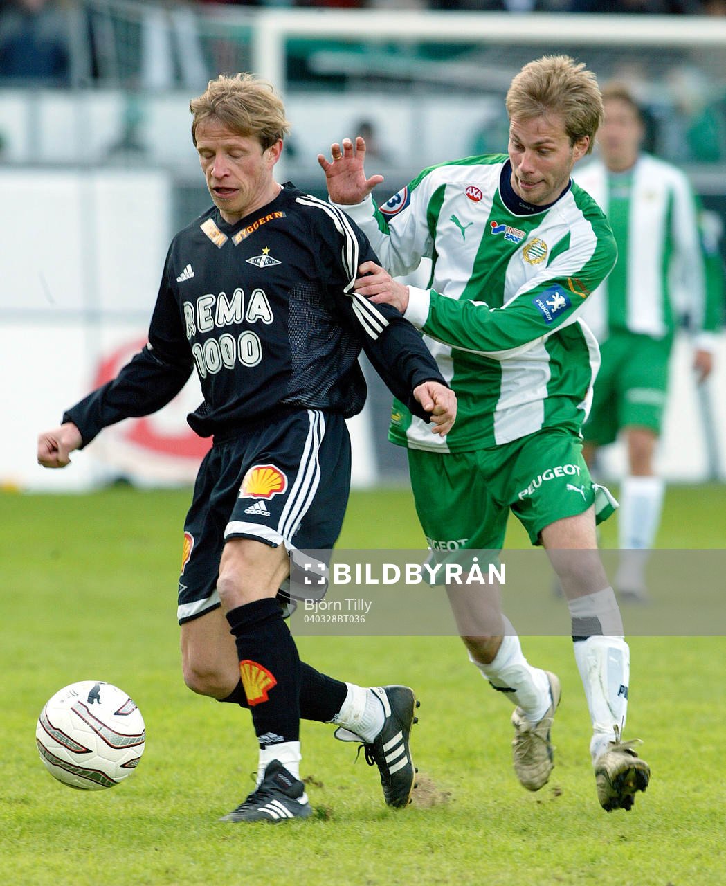  Örjan Berg, Rosenborg och Karl Oskar Fjörtoft, Hammarby (2-0).