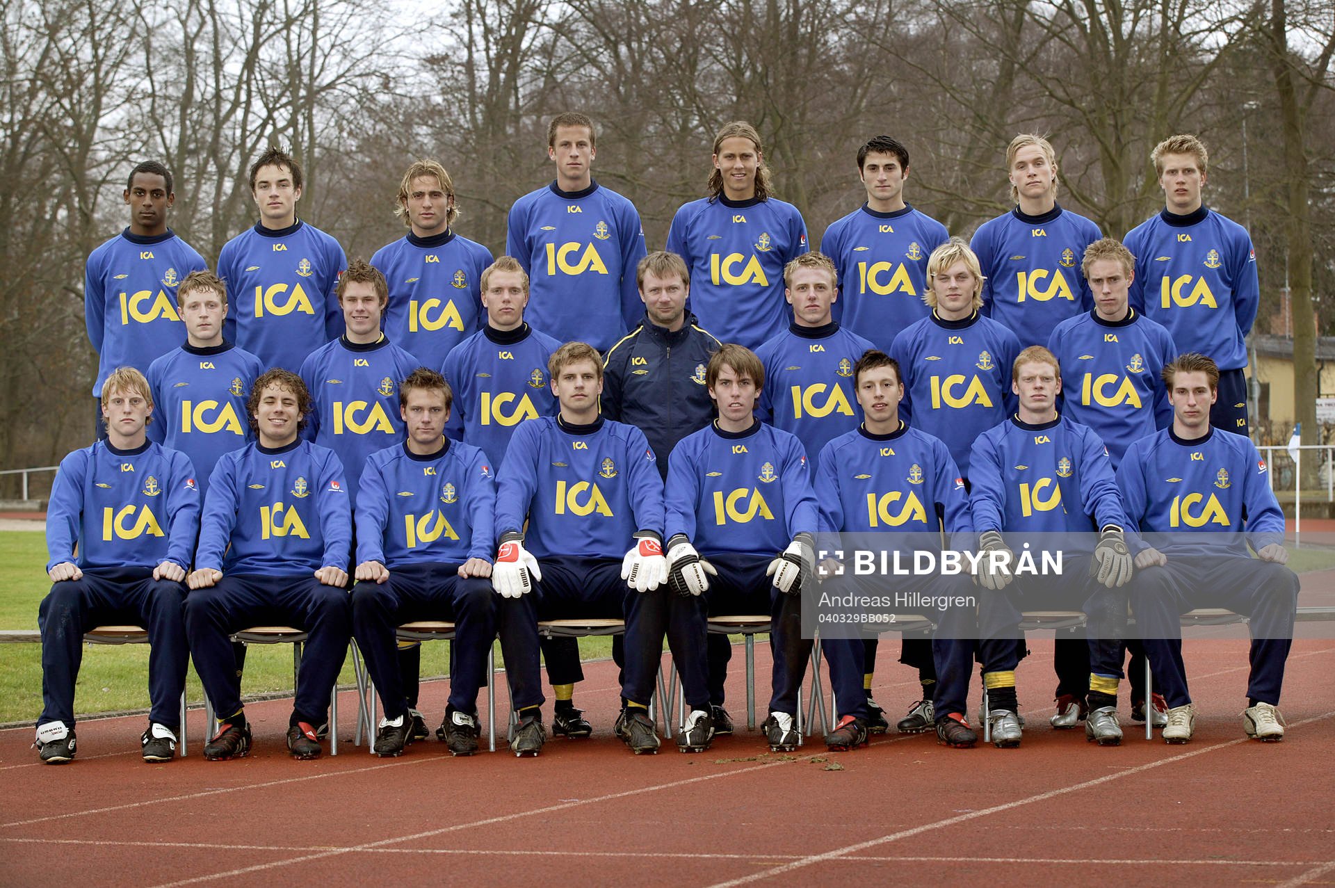 Bakre raden fr.v;  Kalle Ljungberg, Petter Andersson,