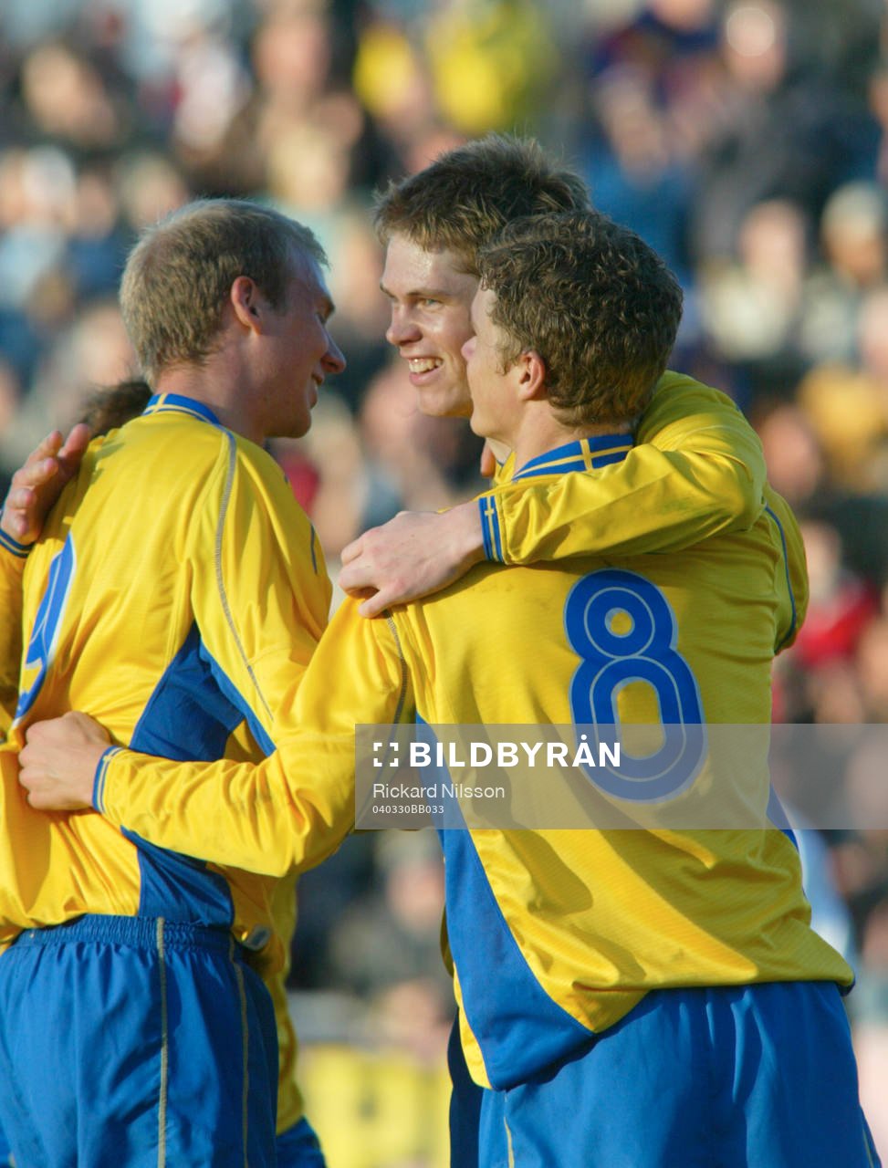 Johan Andersson, Sverige. Jubel