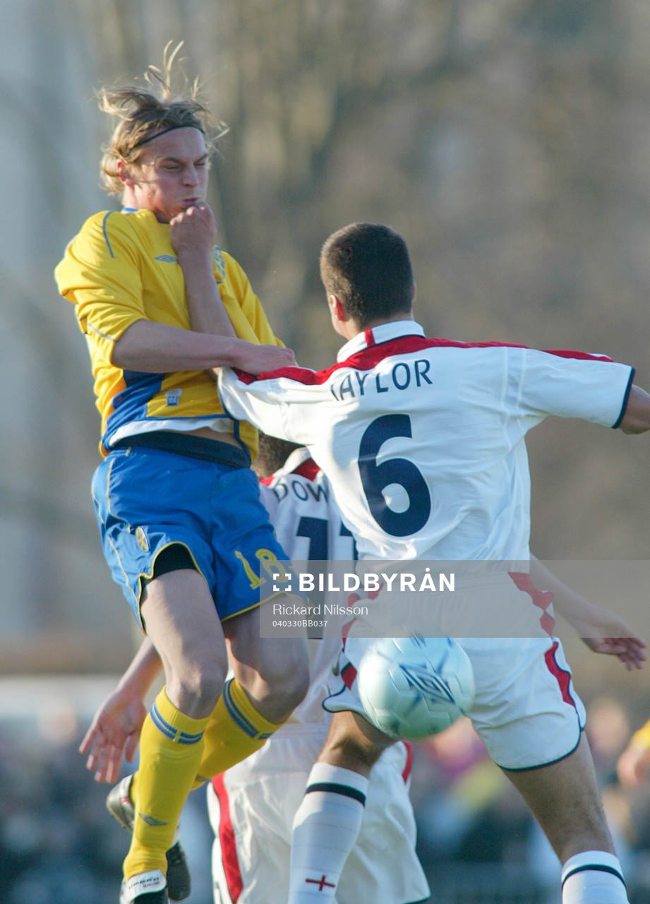 Markus Rosenberg, Sverige och Steven Taylor, England