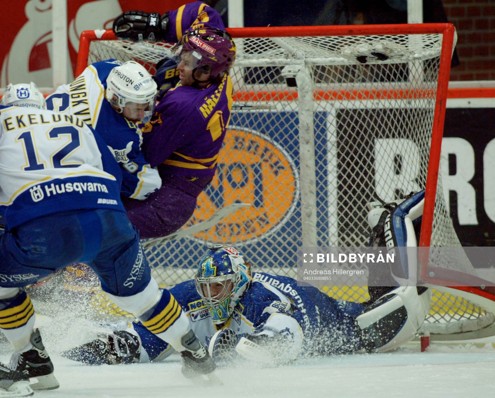 Daniel Ljungqvist, HV71 och Per Hållberg, Färjestad