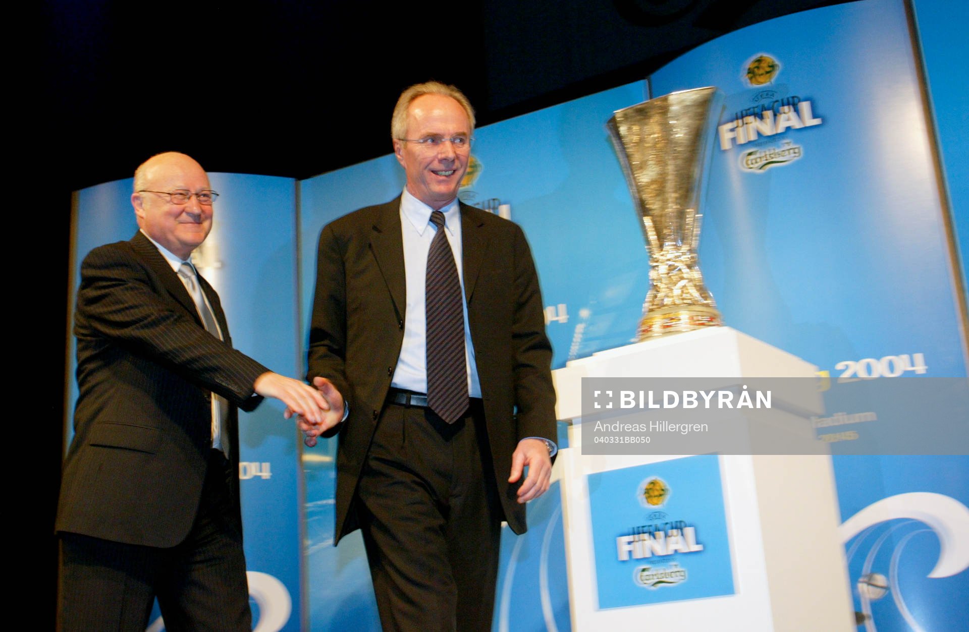 Lars-Åke Lagrell och Sven Göran Eriksson