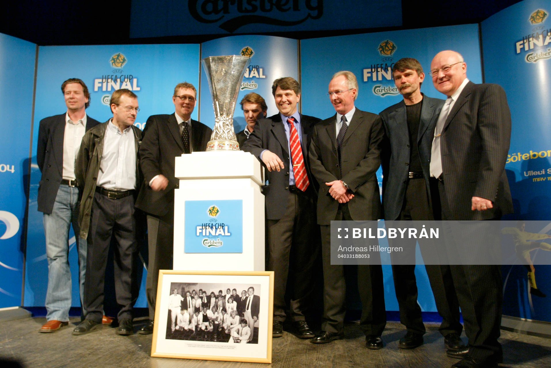 Pokal. Johnny Ekström, Stig Fredriksson, Thomas Wernerson,