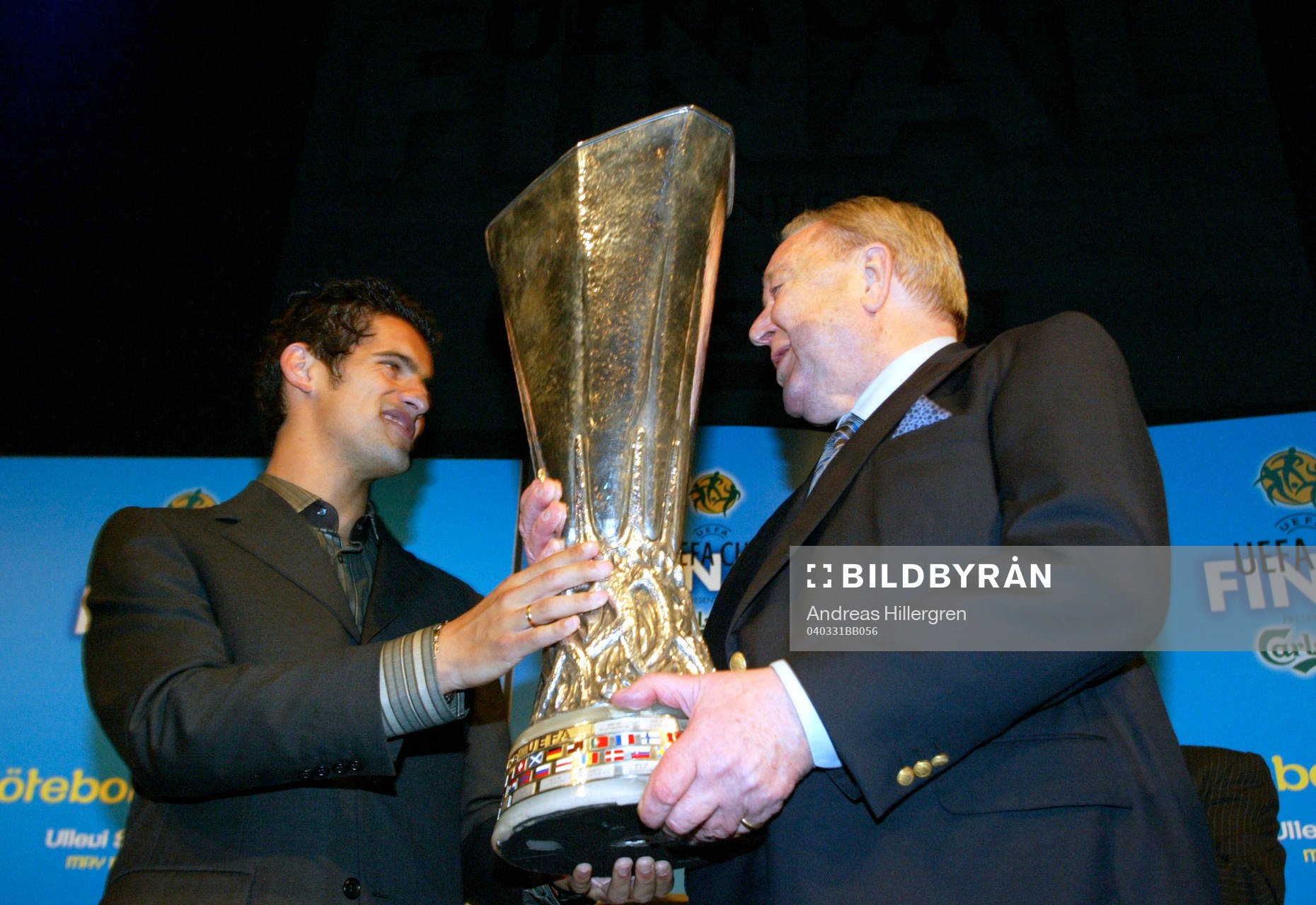Ricardo Costa, FC Porto och Lennart Johansson, president,
