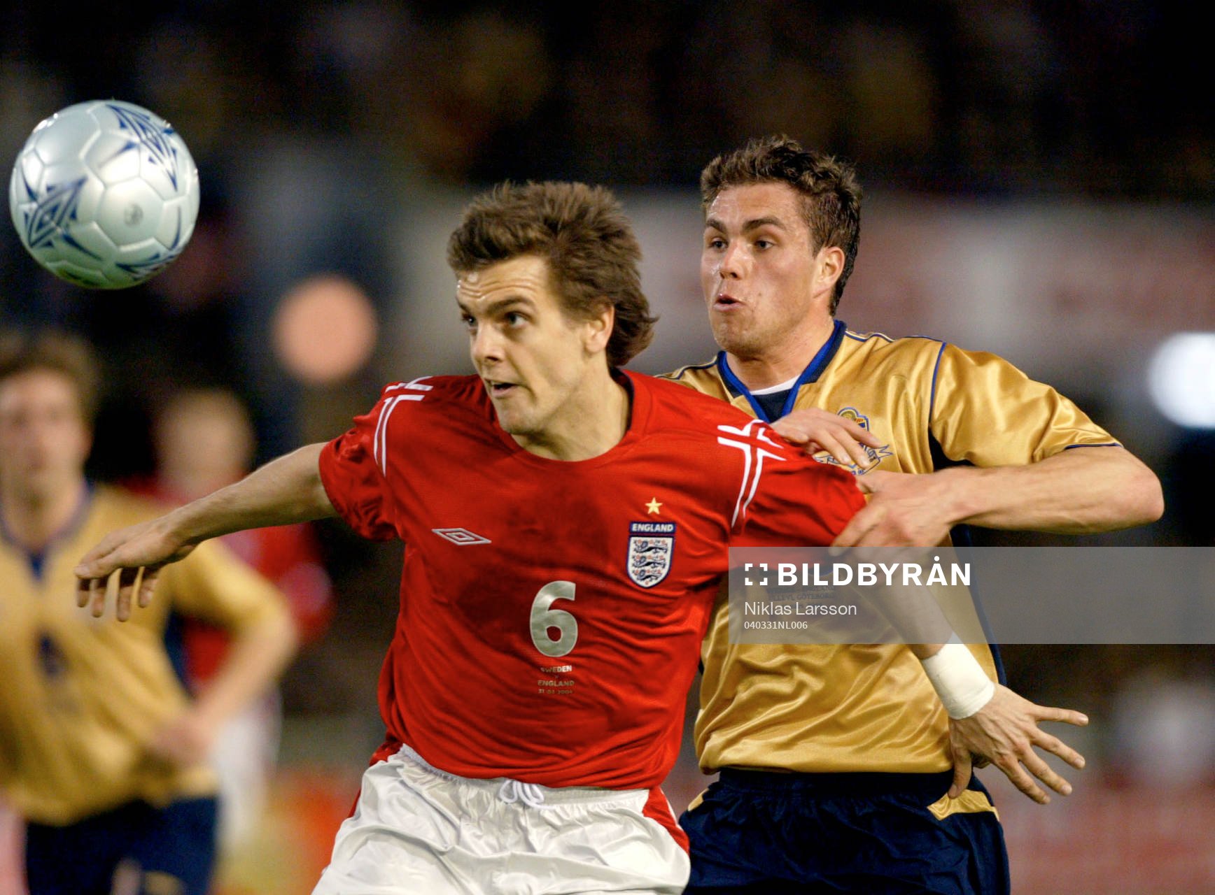 Johan Elmander, Sverige och John Terry, England, England