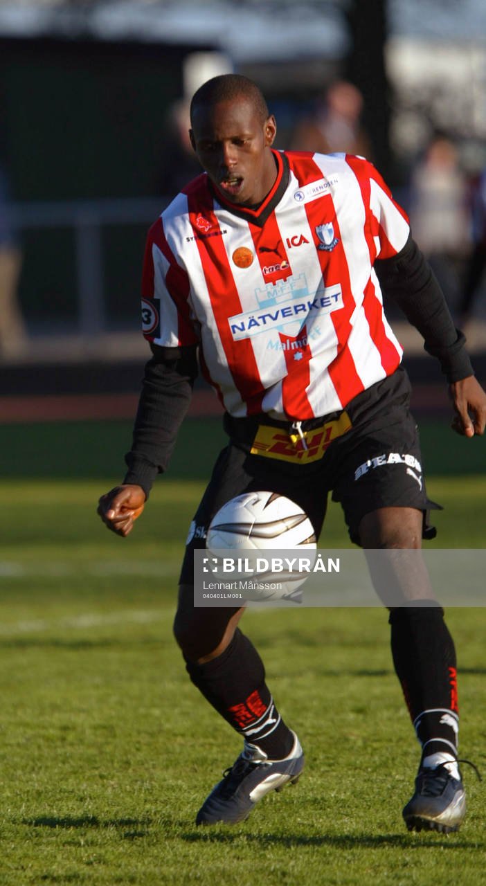 Nyförvärvet från Sierra Leone Samuel Barlay, Malmö