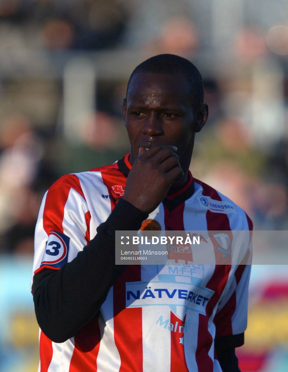 Nyförvärvet från Sierra Leone Samuel Barlay, Malmö