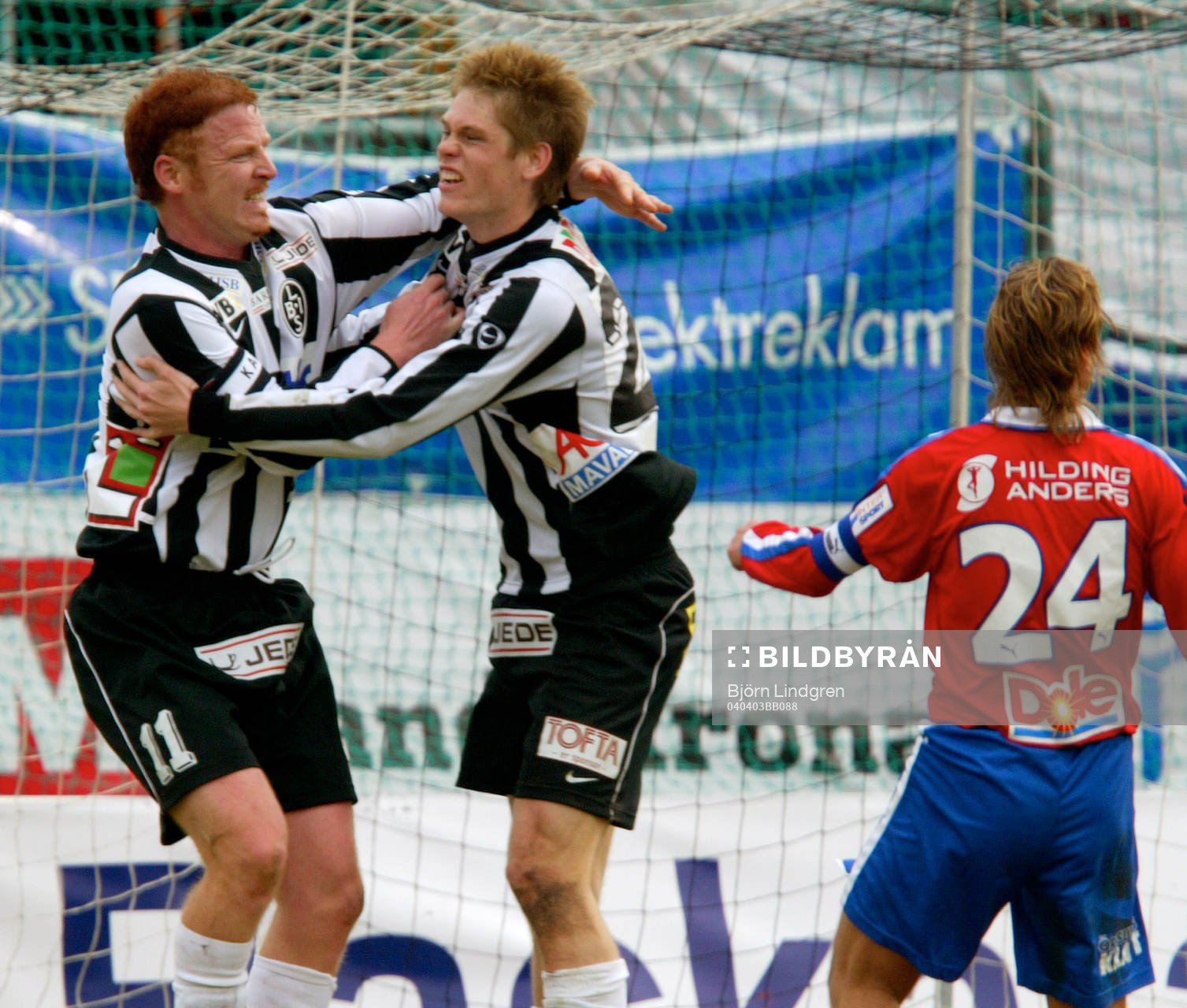 Jörgen Pettersson och Johan Andersson, Landskrona jublar
