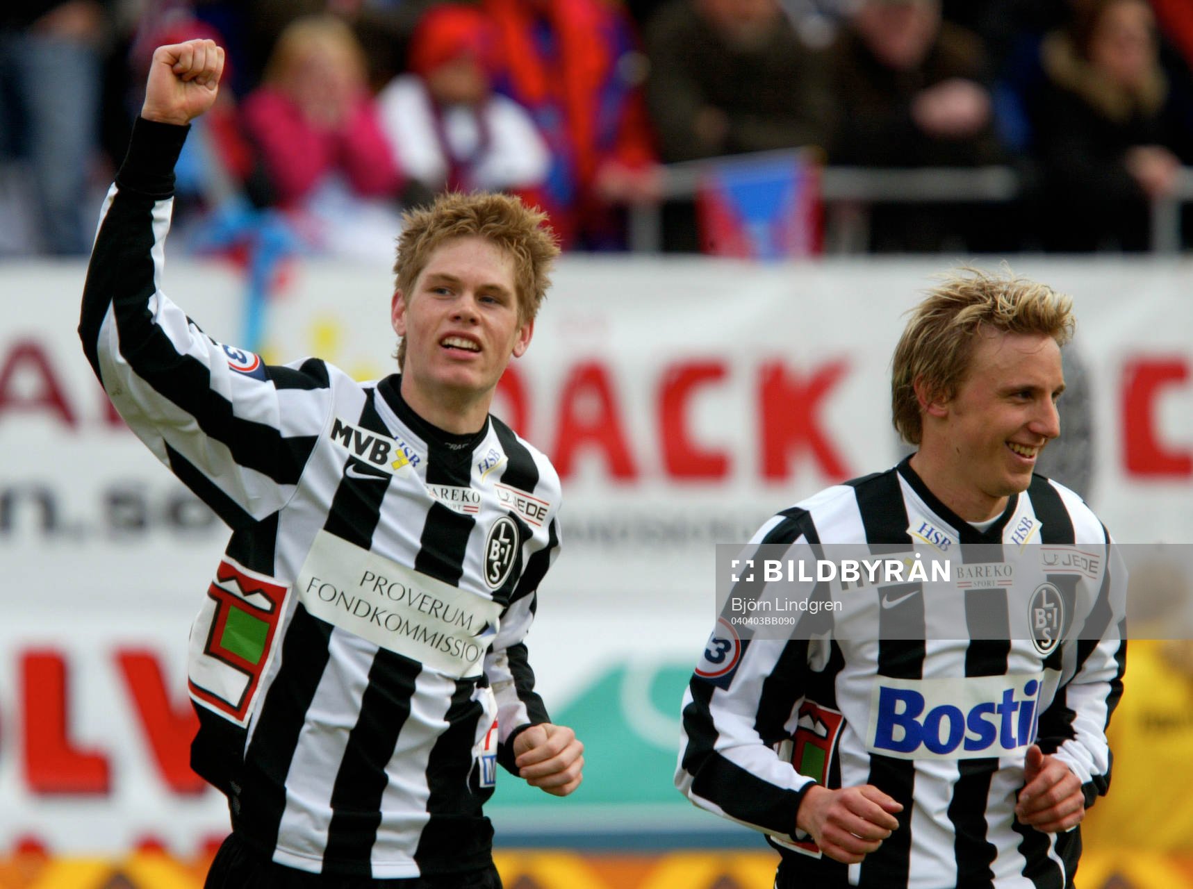 Johan Andersson och Antti Okkonen, Landskrona jublar (Jubel)