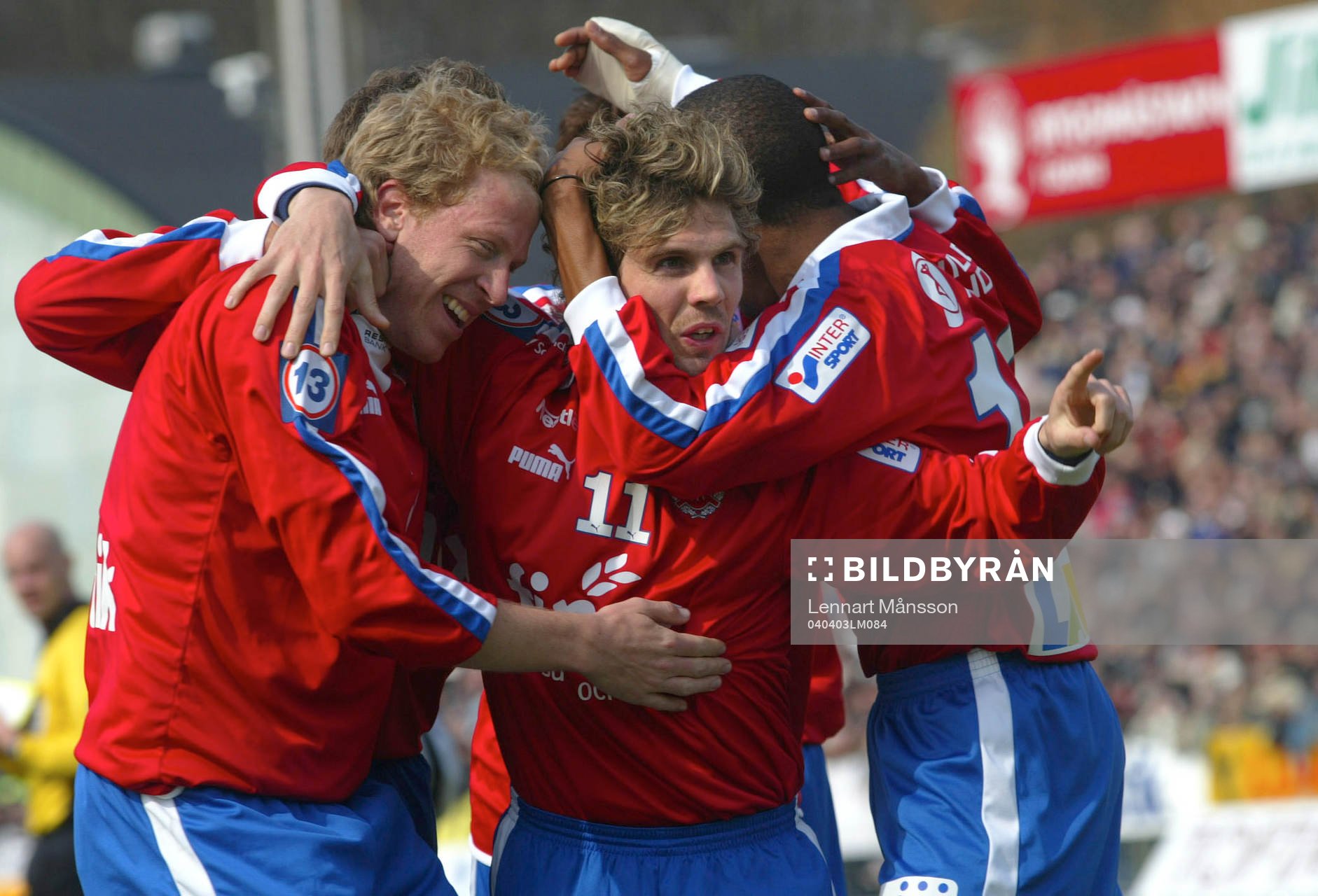 Peter Graulund och Gustaf Andersson, Helsingborg jublar